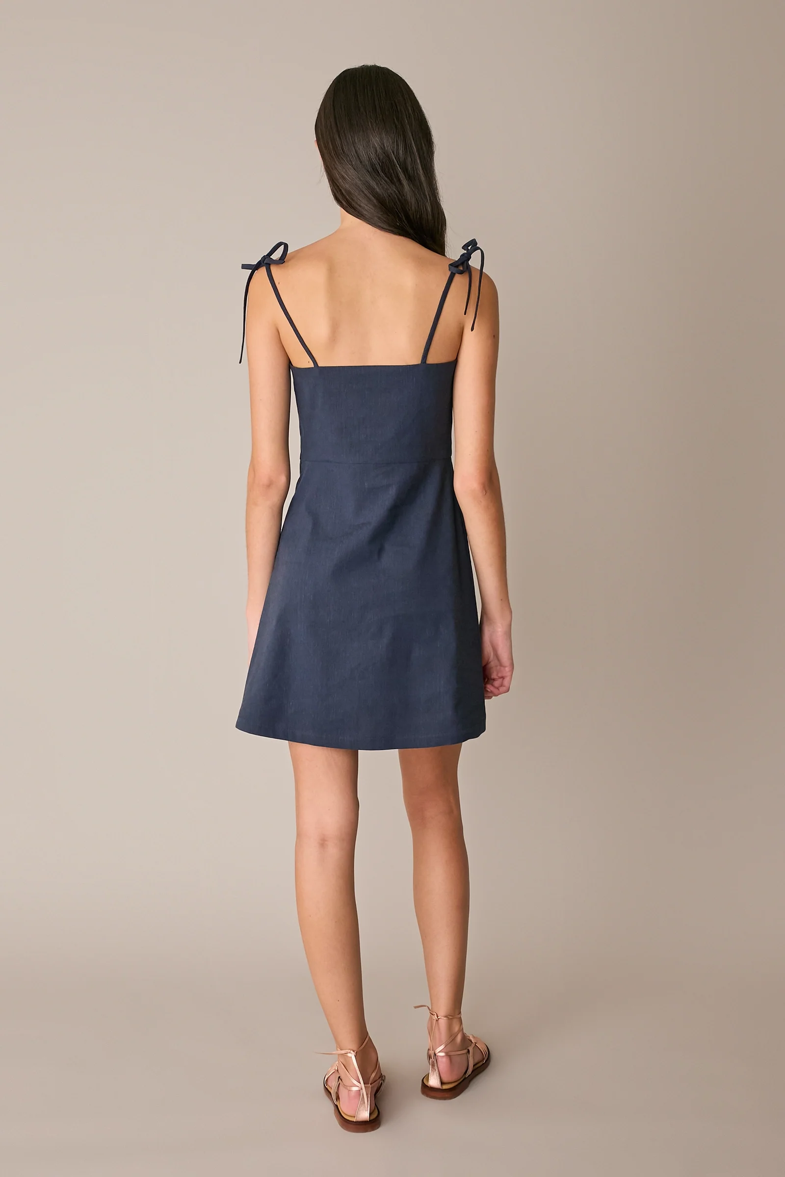 Abito in lino stretch - Image 11