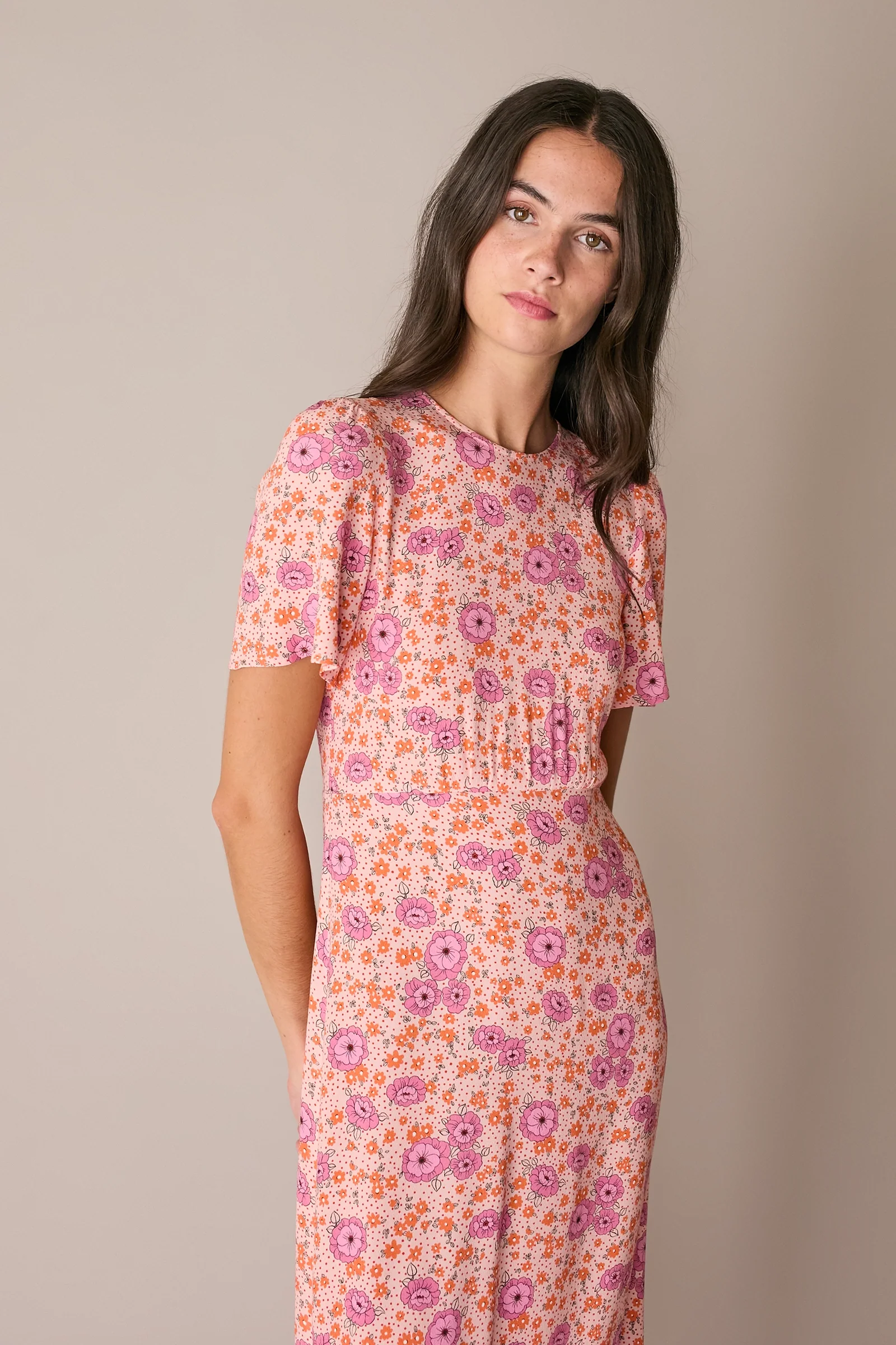 Abito midi a fiori - Image 4