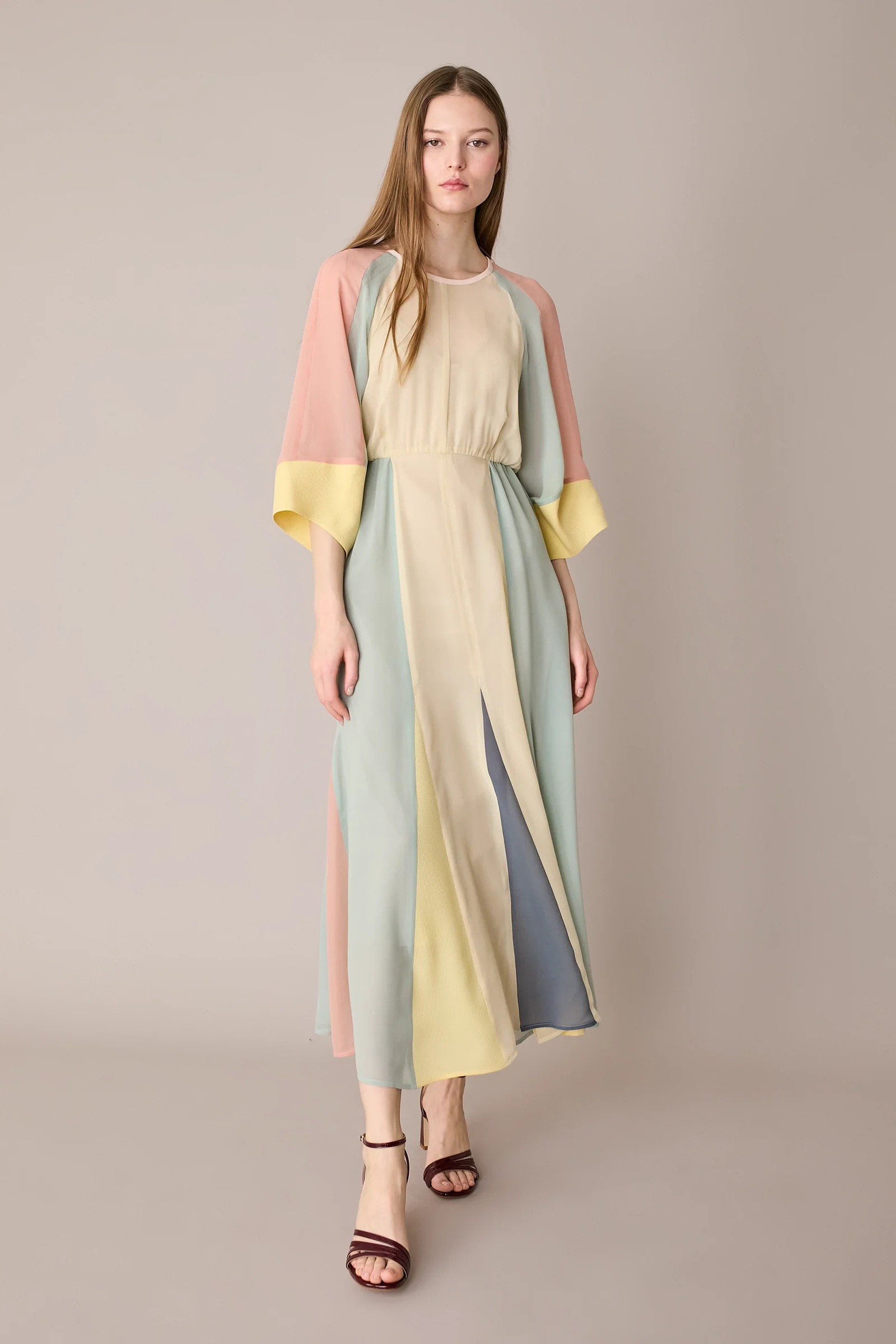 Abito Somewhere Soft in georgette di seta - Image 10