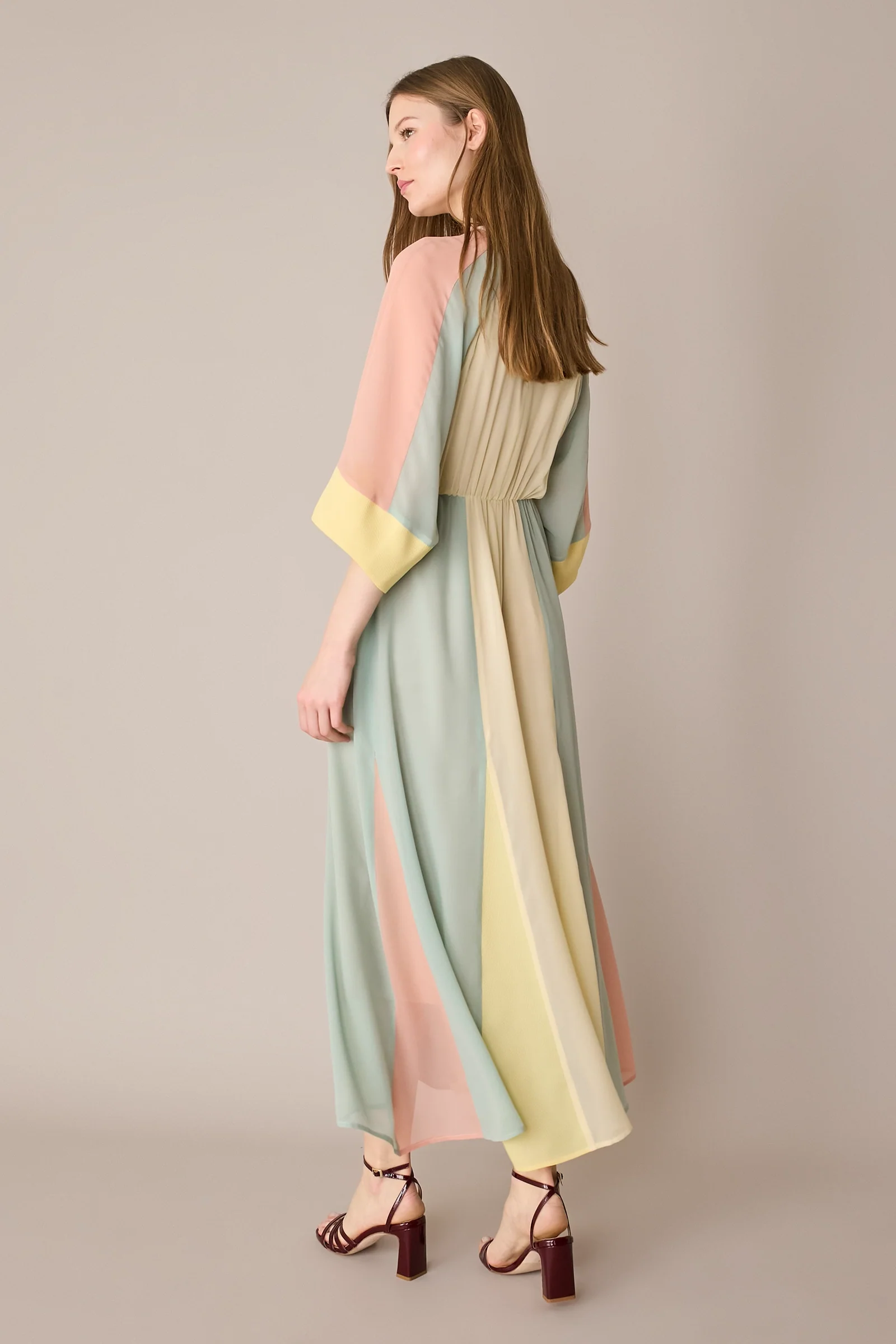 Abito Somewhere Soft in georgette di seta - Image 11