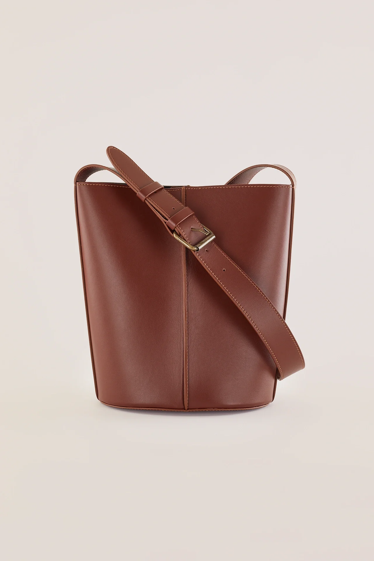 Borsa a secchiello in pelle - Image 4