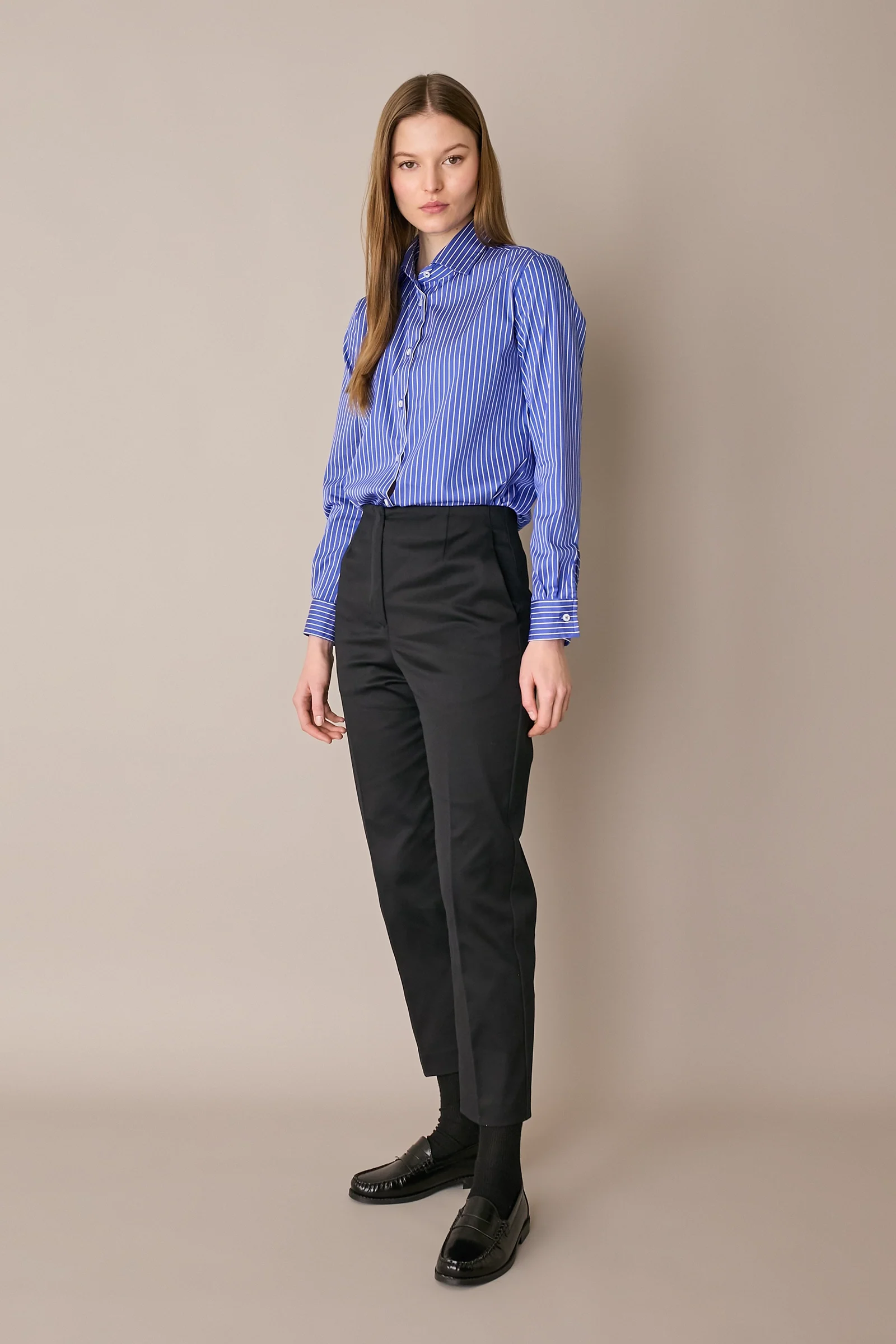 Camicia classica in cotone elasticizzato - Image 7