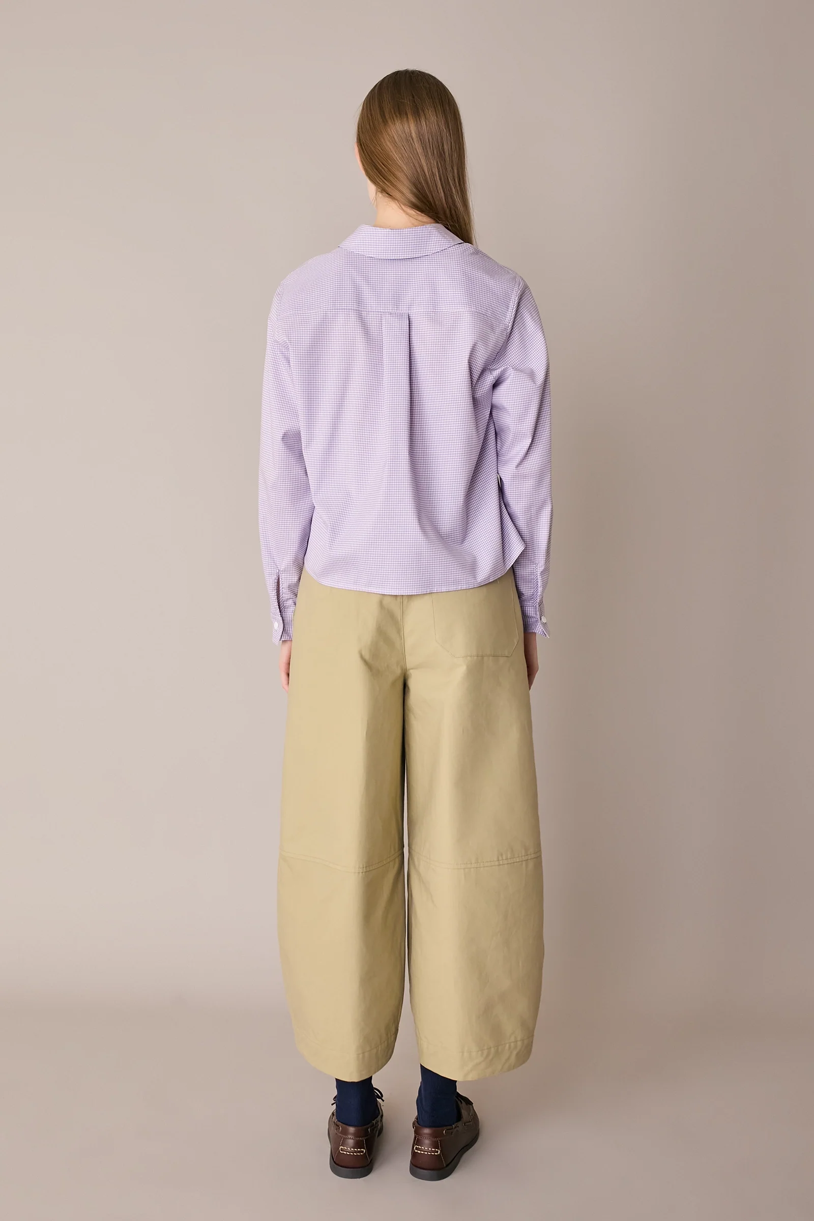 Camicia con colletto stondato - Image 10