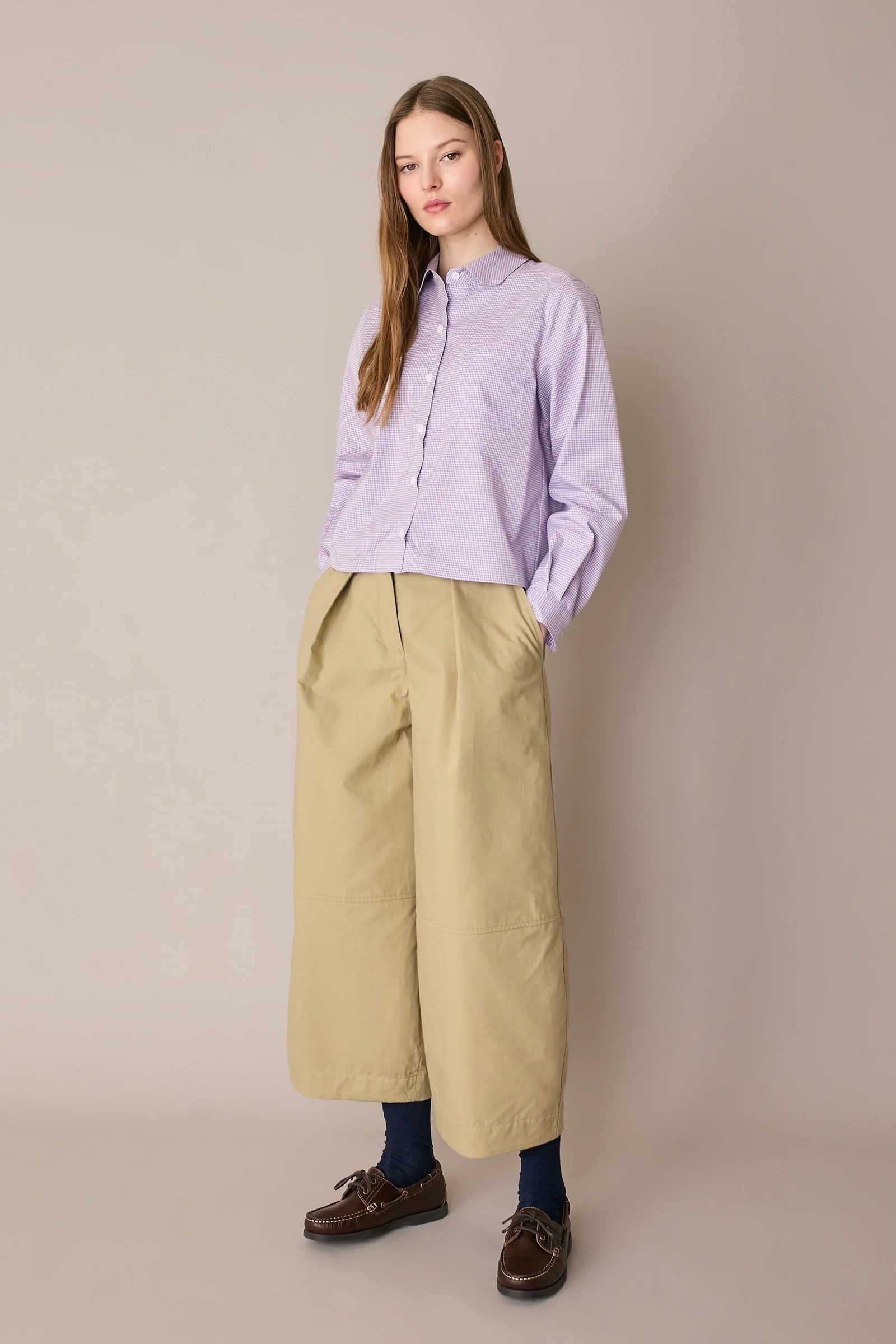 Camicia con colletto stondato - Image 9