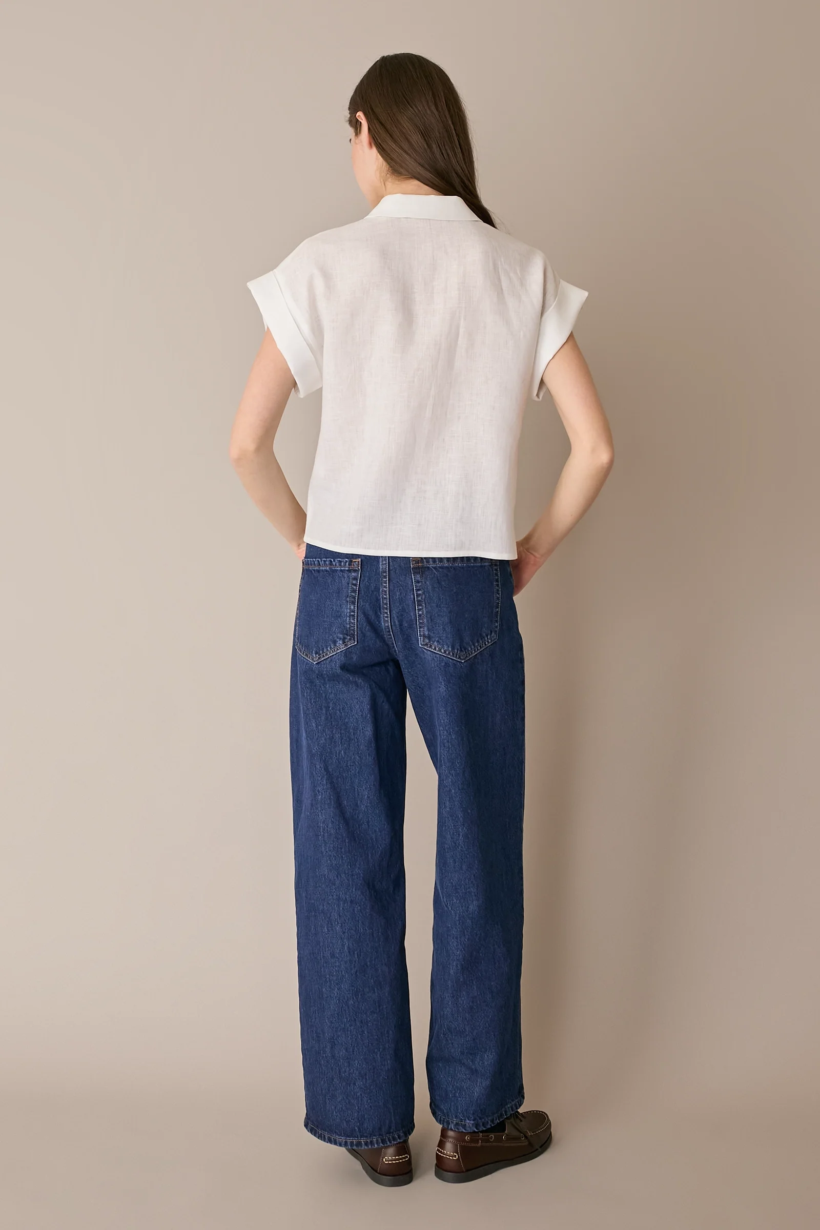 Camicia in lino con taschino - Image 13