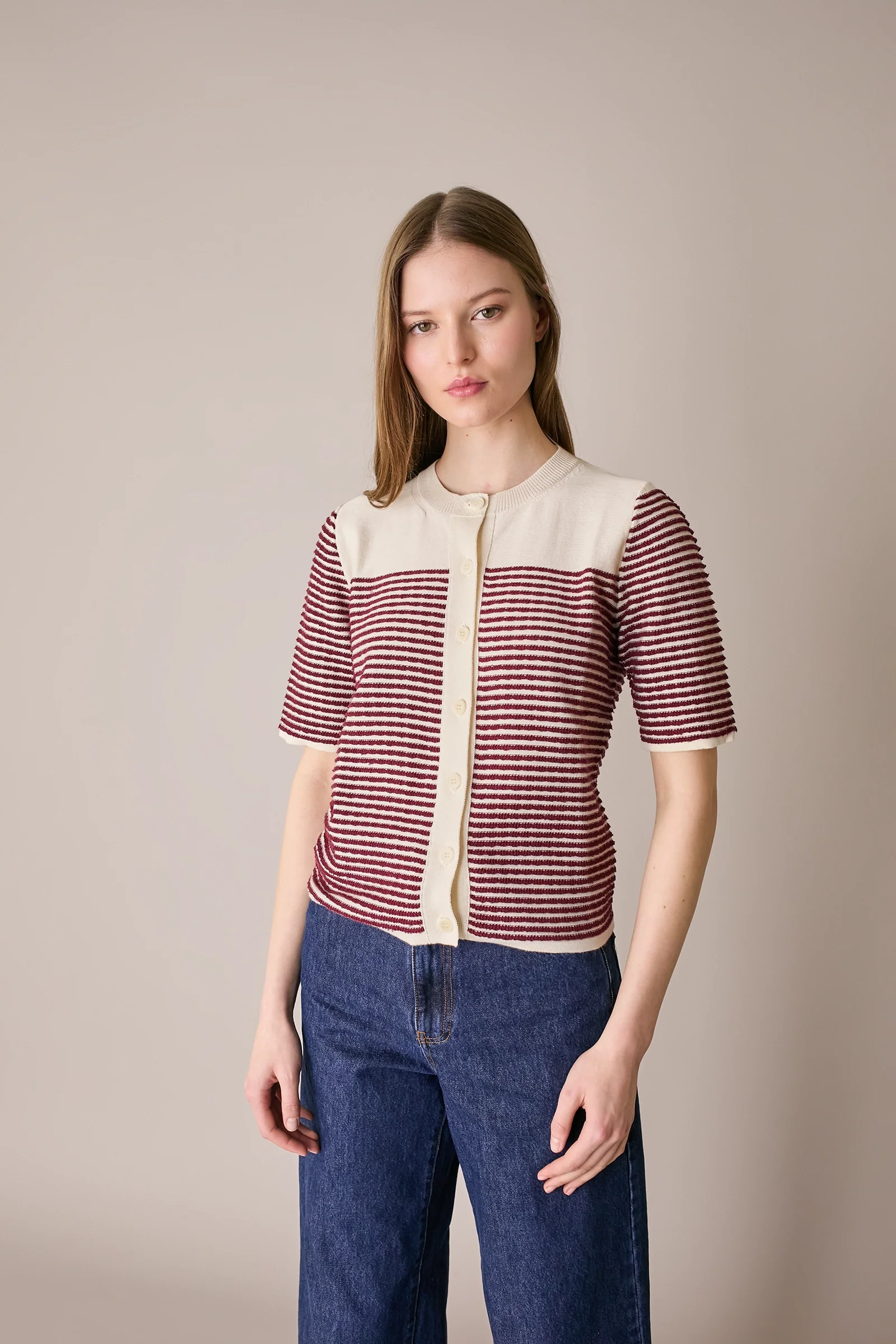 Cardigan a maniche corte - Image 11