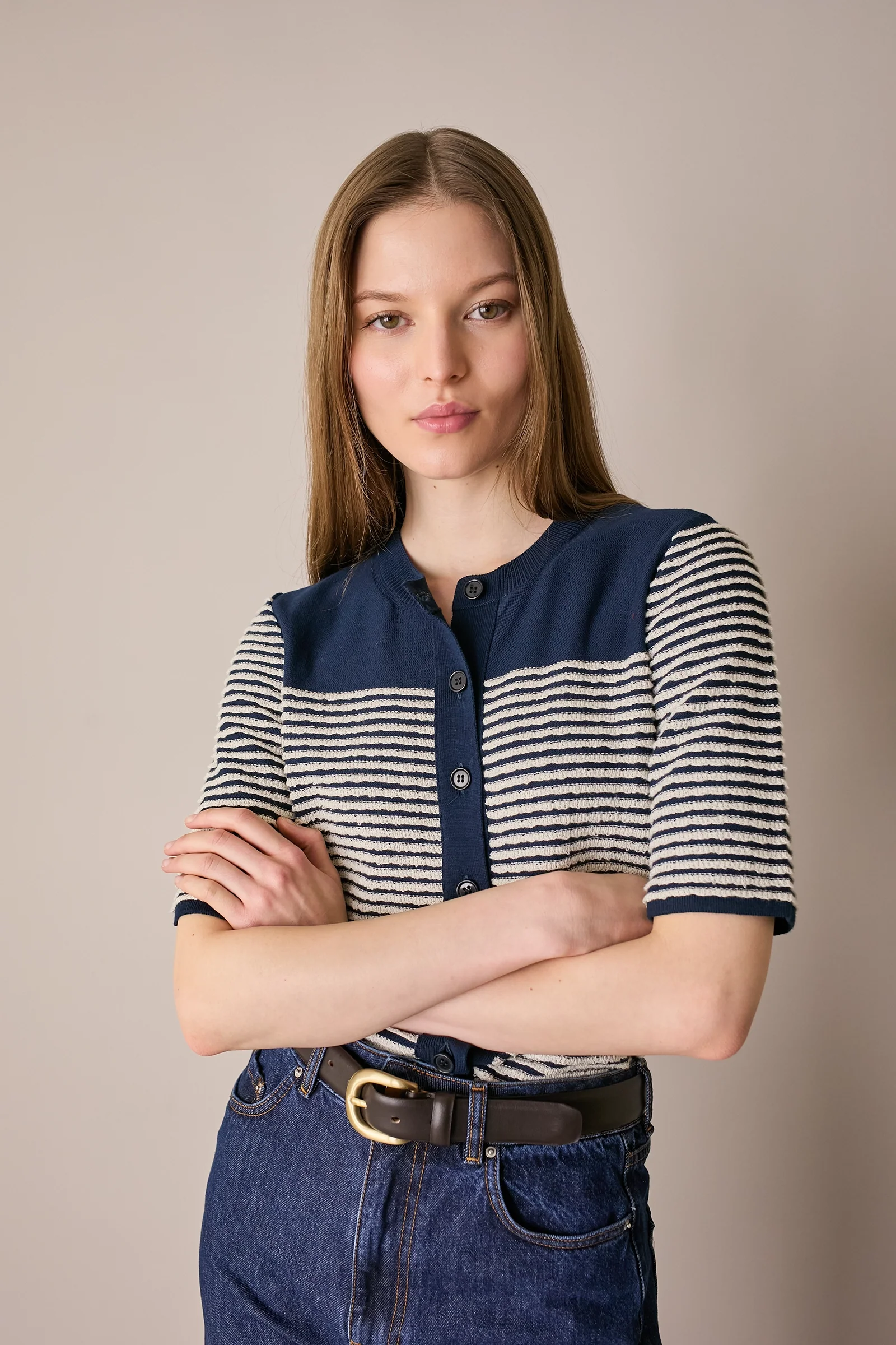 Cardigan a maniche corte - Image 3
