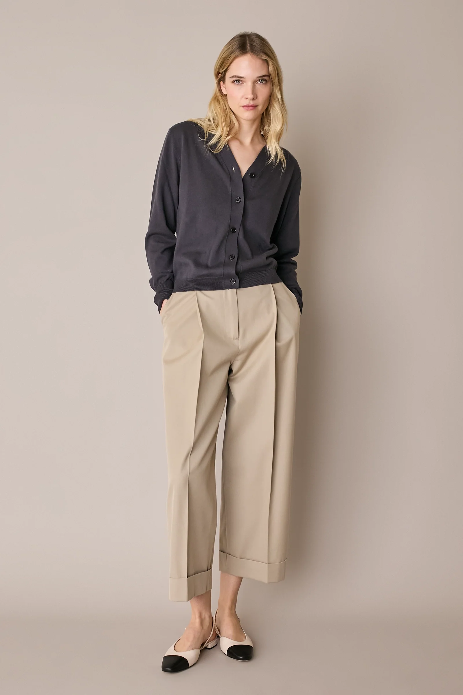 Cardigan sottile in cotone - Image 12