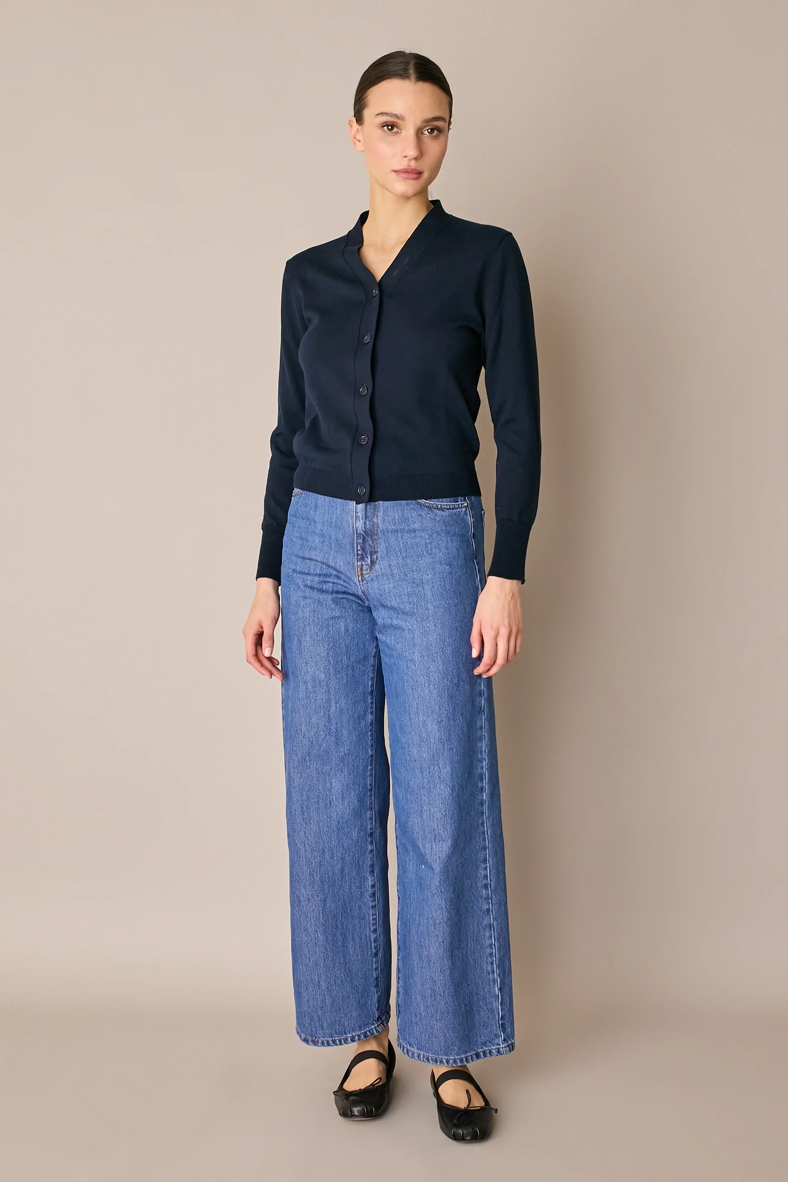 Cardigan sottile in cotone - Image 3