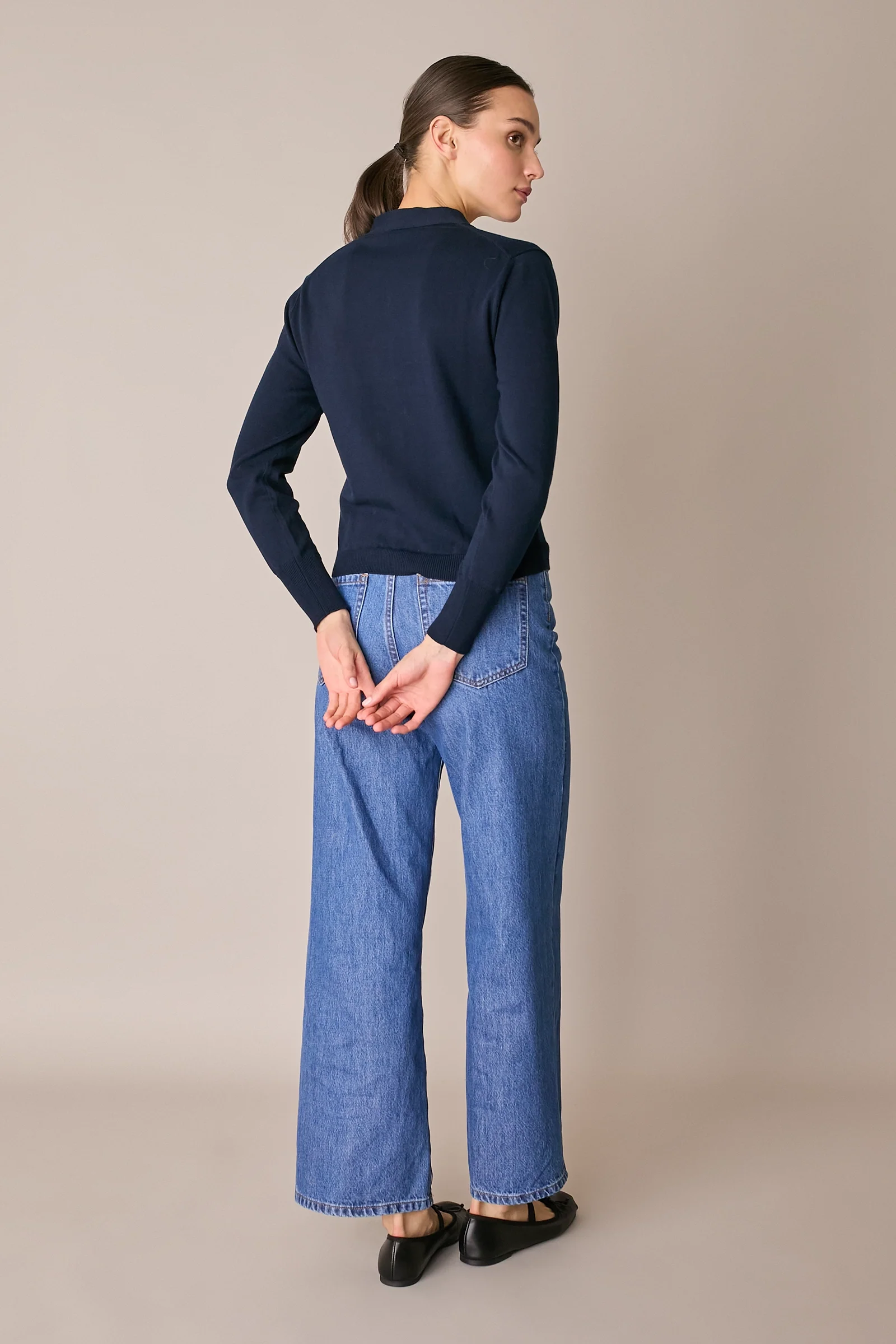 Cardigan sottile in cotone - Image 4