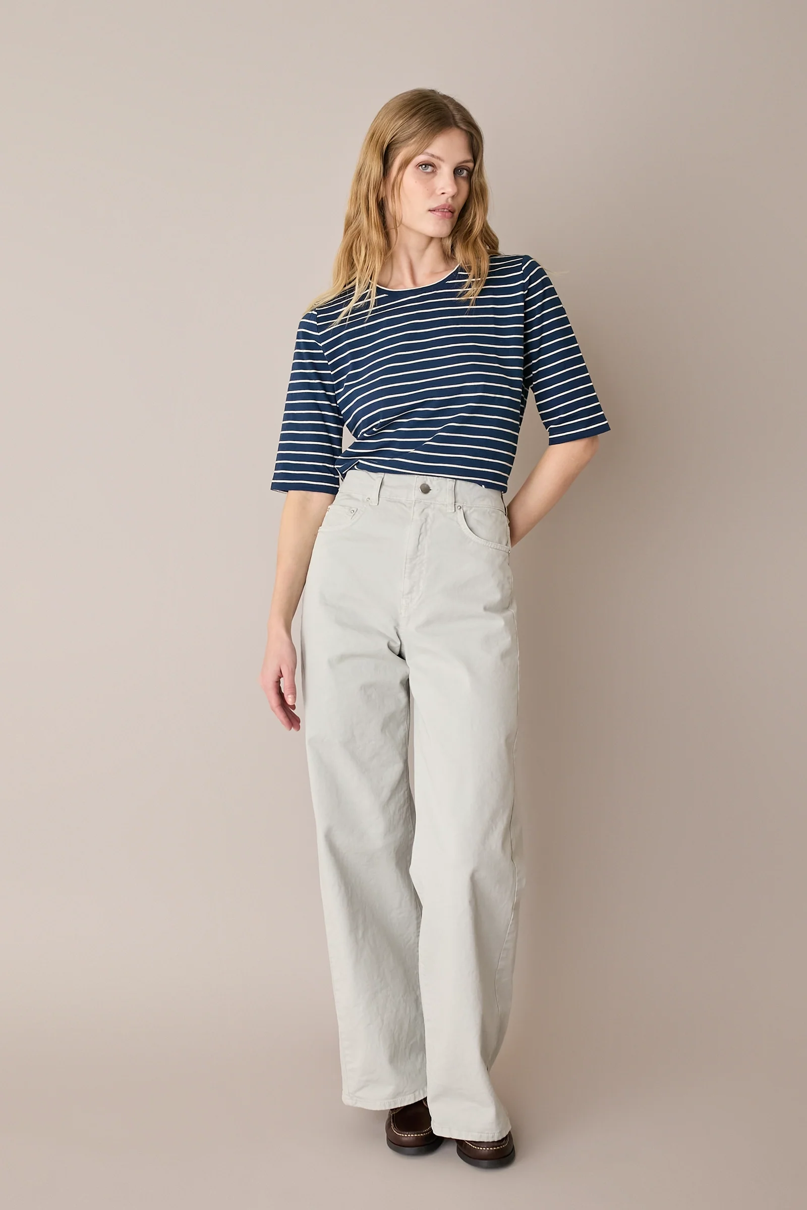 Pantaloni cinque tasche in drill di cotone - Image 11