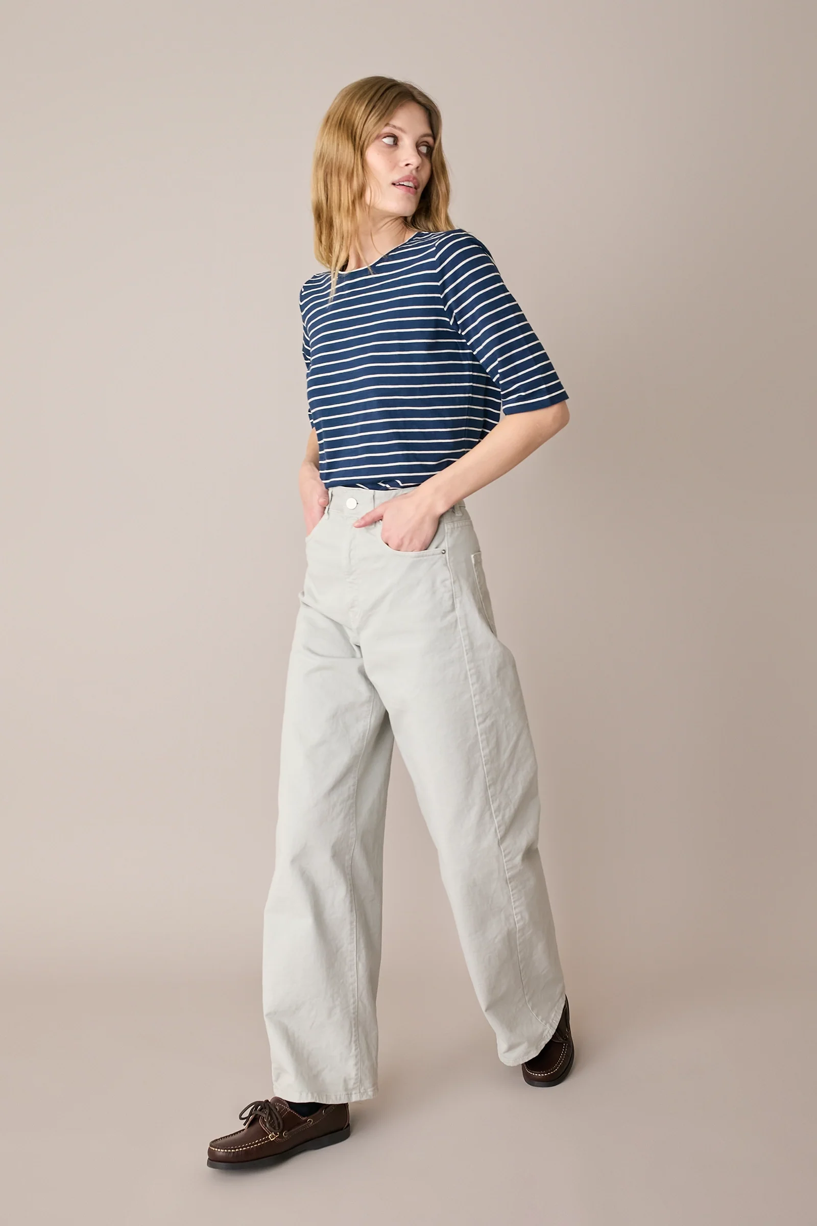 Pantaloni cinque tasche in drill di cotone - Image 9