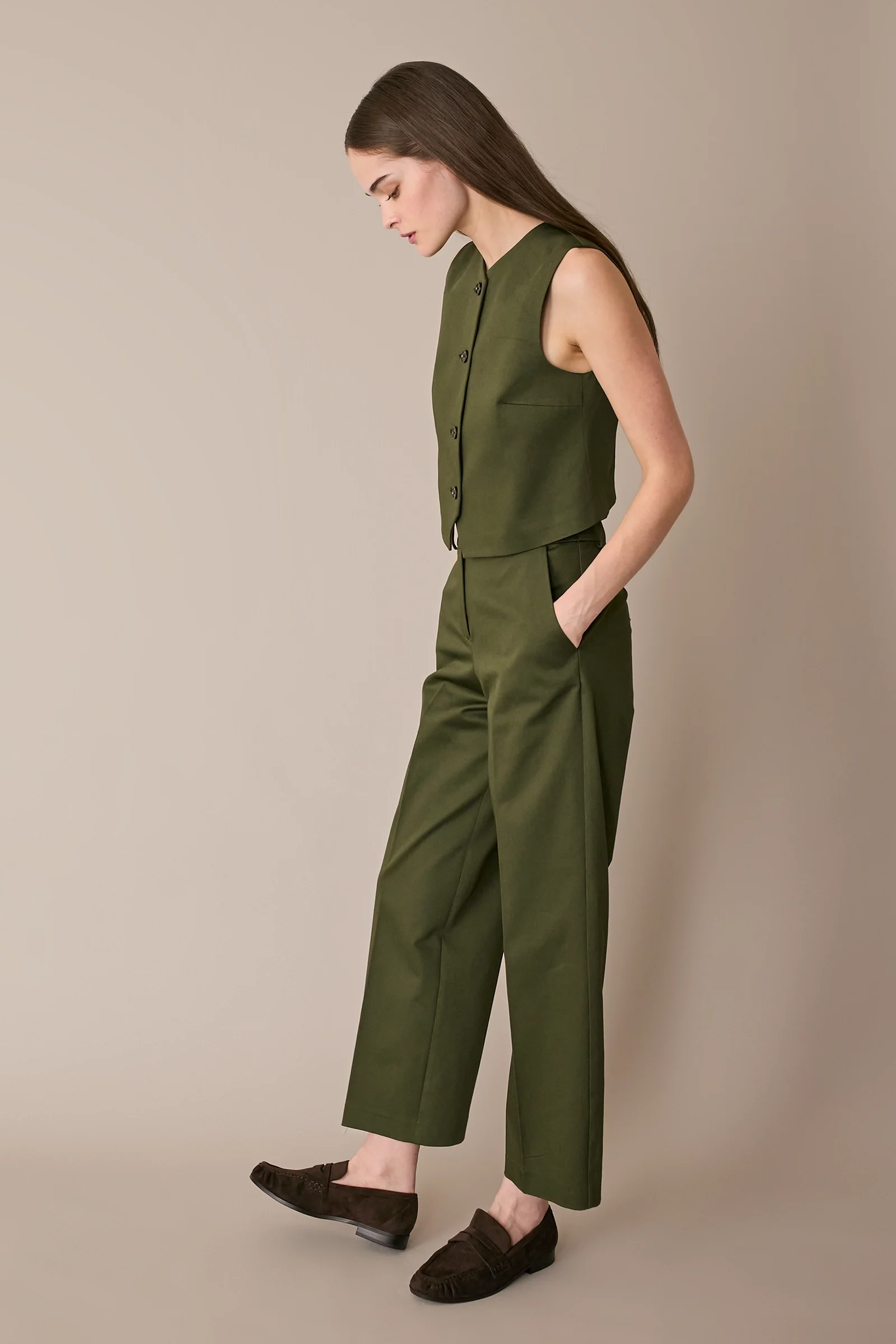 Gilet in cotone stretch - Image 12