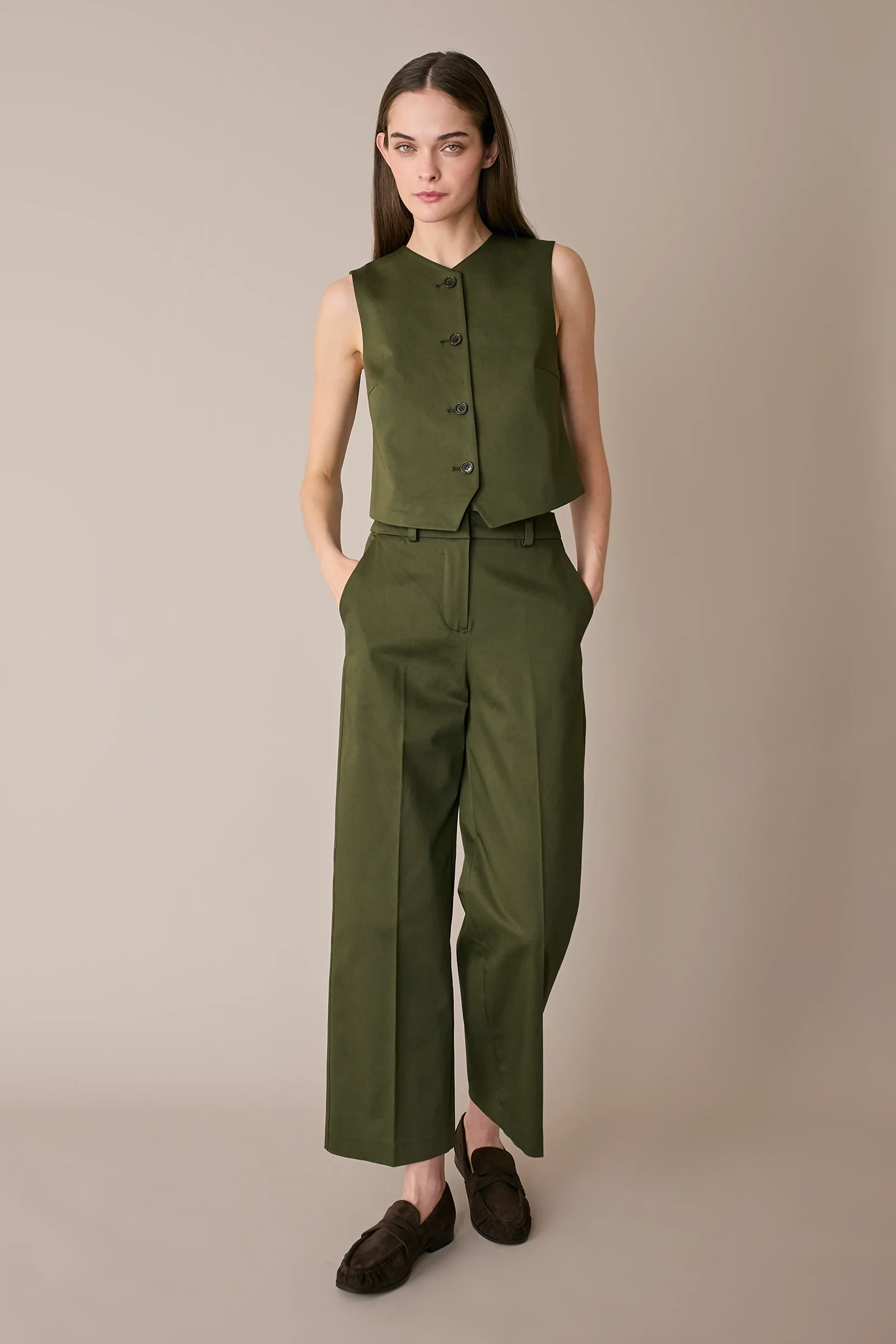 Gilet in cotone stretch - Image 9
