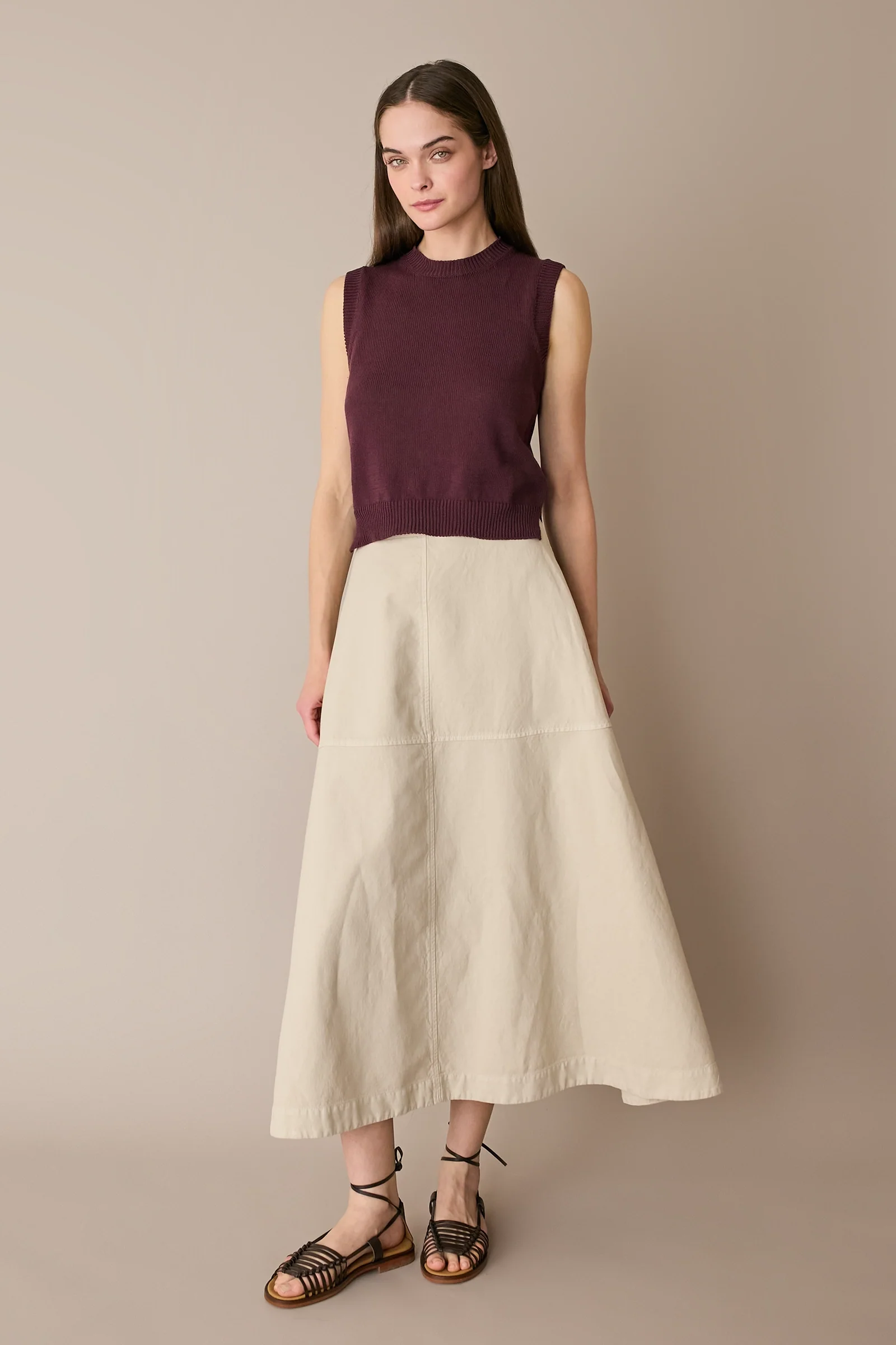 Gonna casual in blend di lino - Image 10