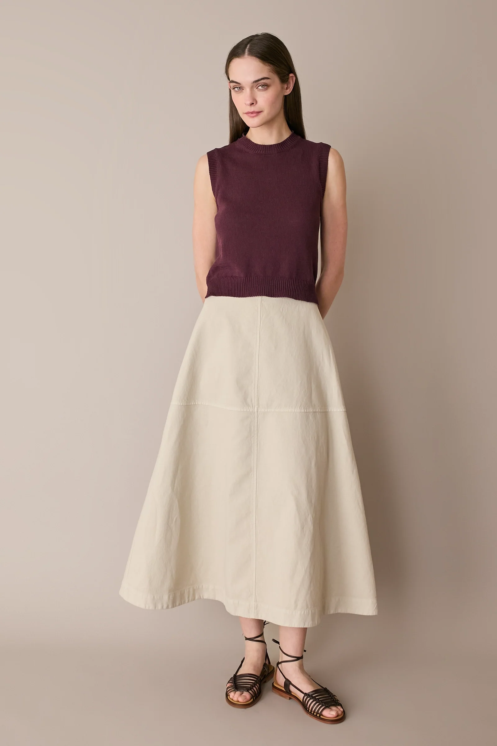 Gonna casual in blend di lino - Image 12