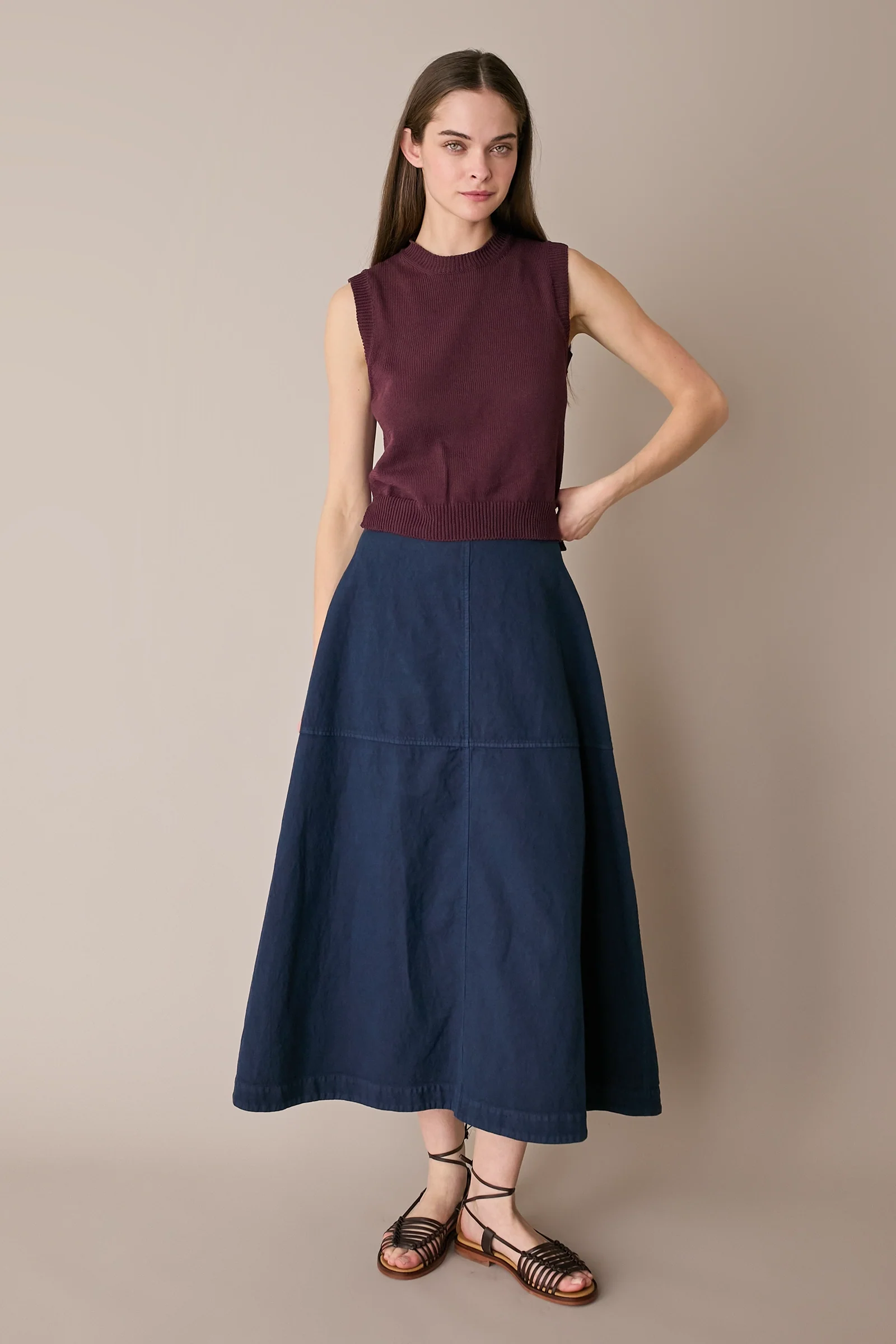 Gonna casual in blend di lino - Image 7