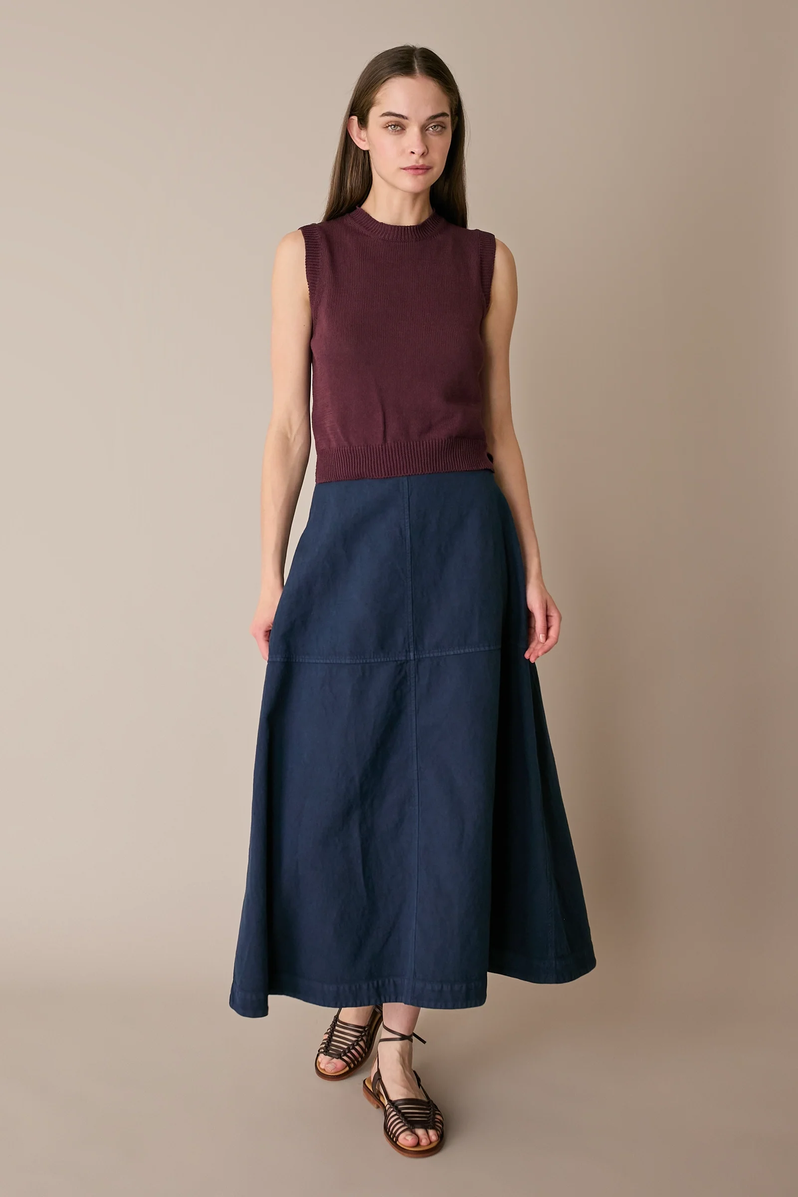 Gonna casual in blend di lino - Image 8