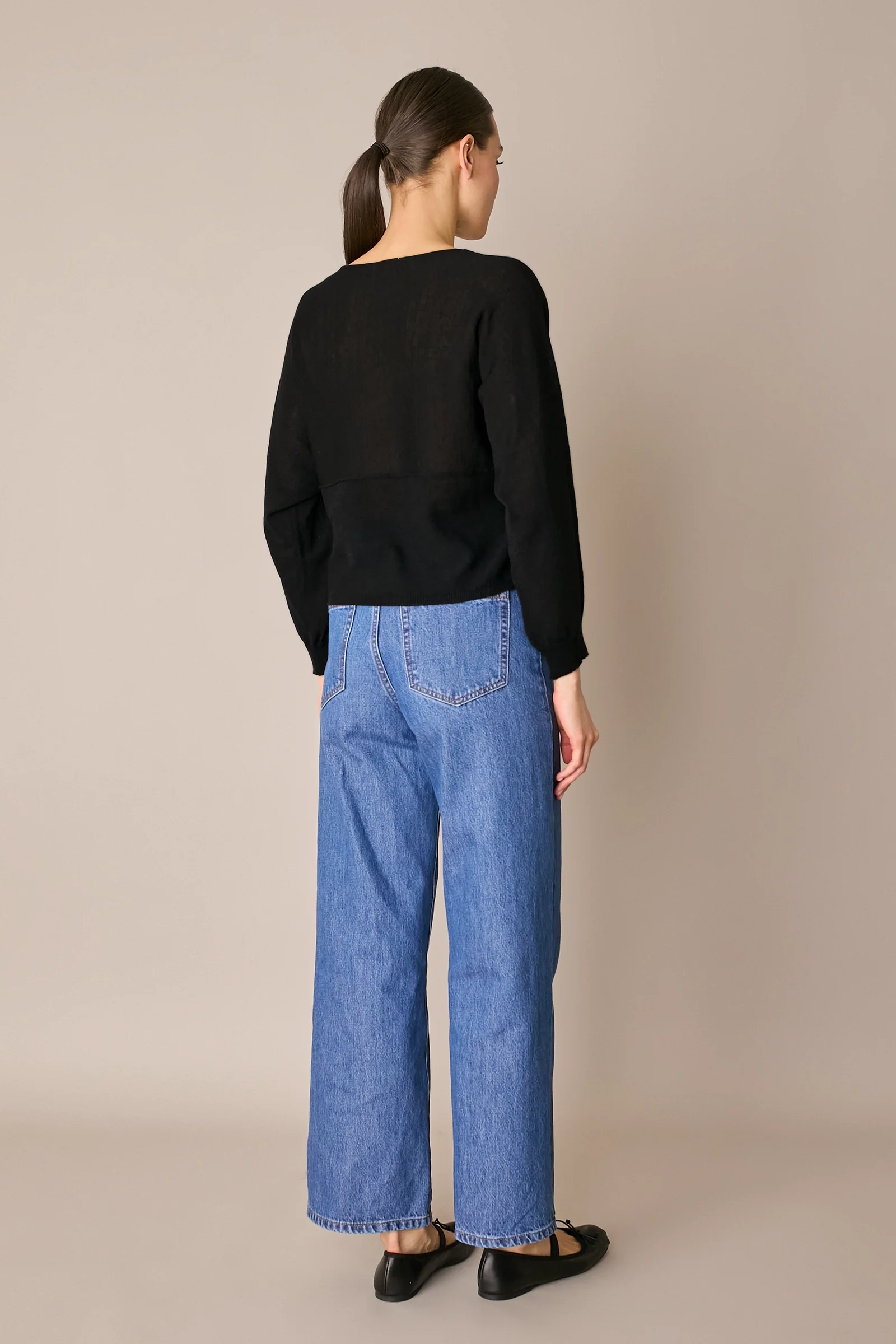 Maglia relaxed in lino e cotone - Image 9