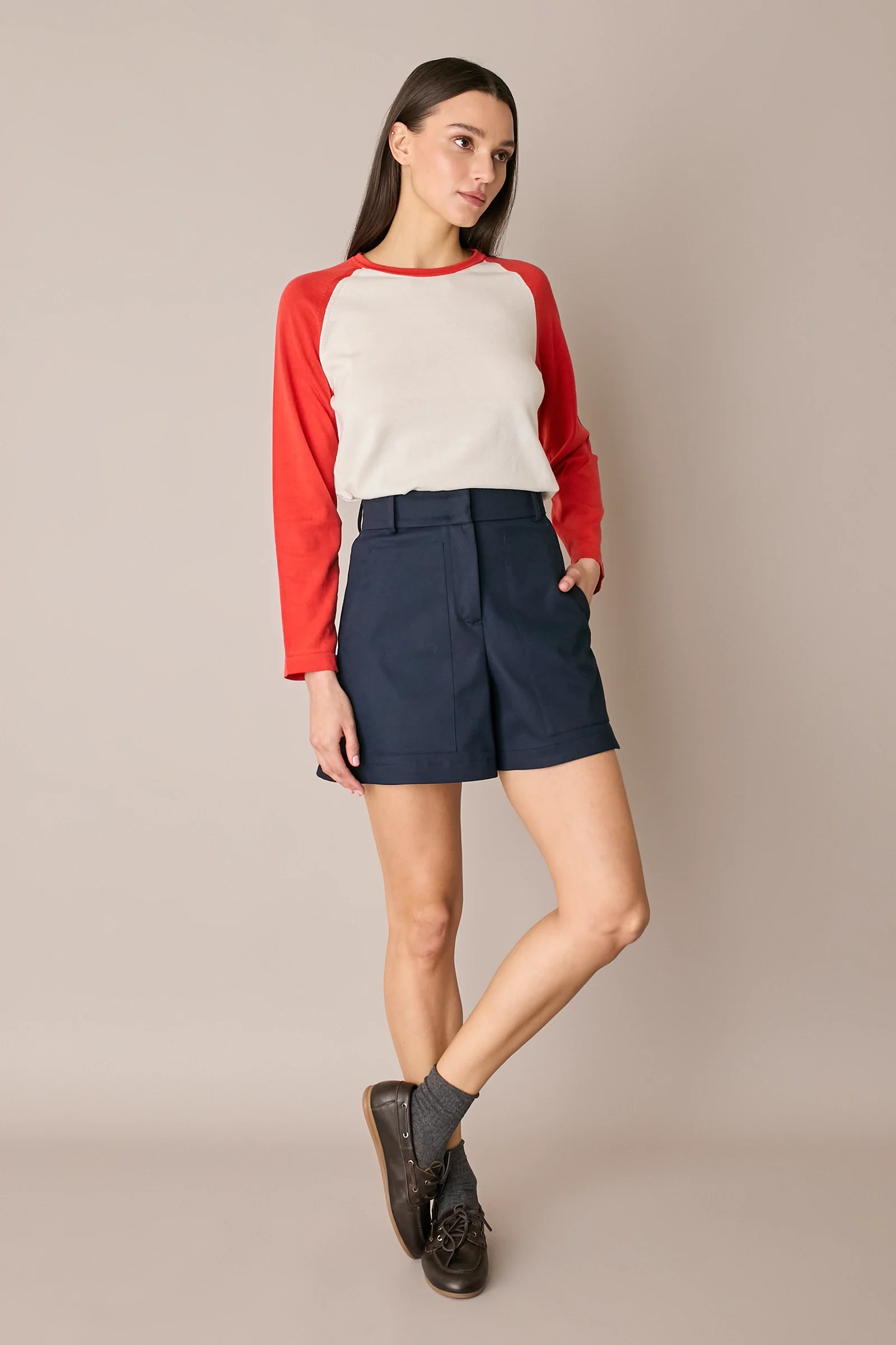 Maglia stile baseball con maniche raglan - Image 12