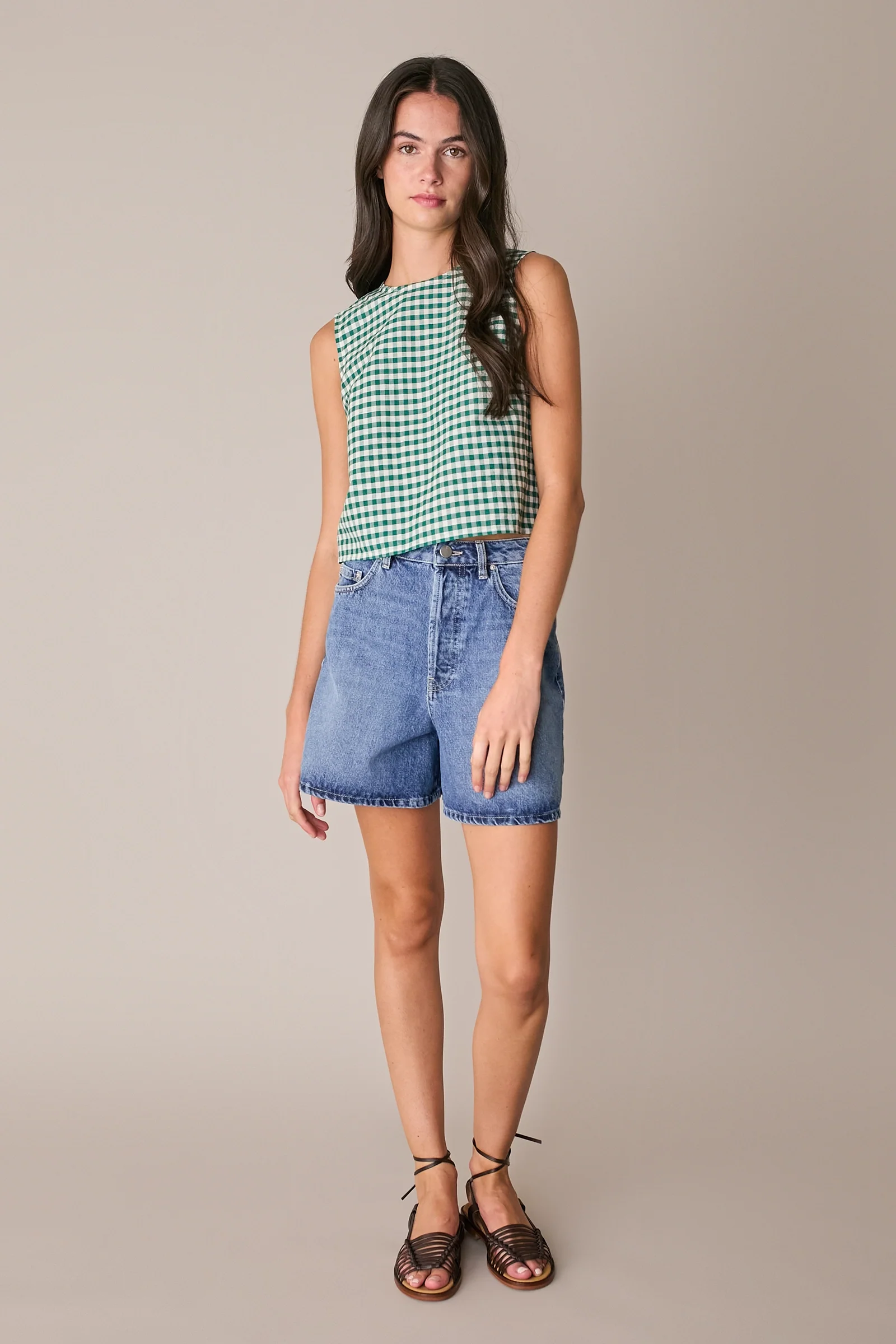 Shorts 5 tasche in denim - Image 3