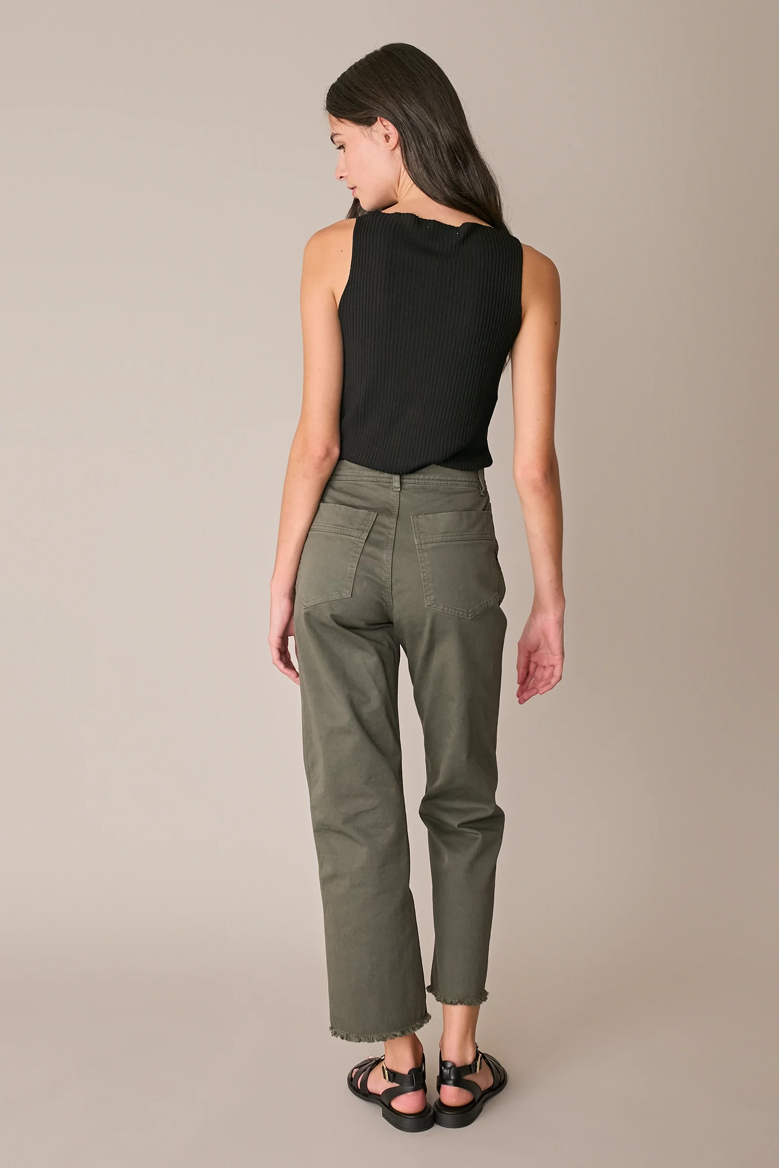 Pantaloni con fondo sfrangiato - Image 12