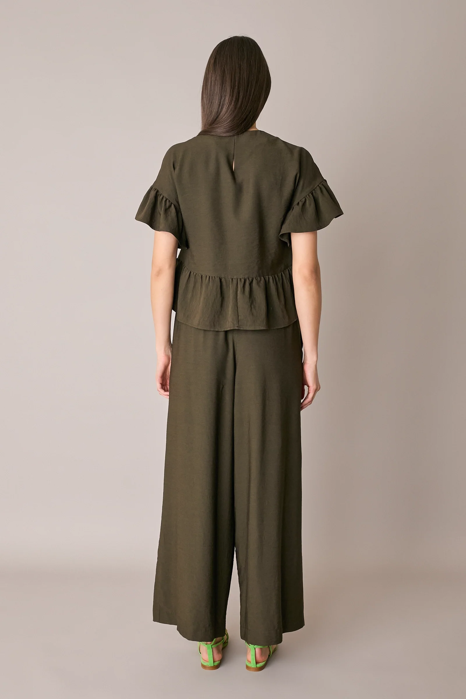 Pantaloni fluidi con elastico - Image 14