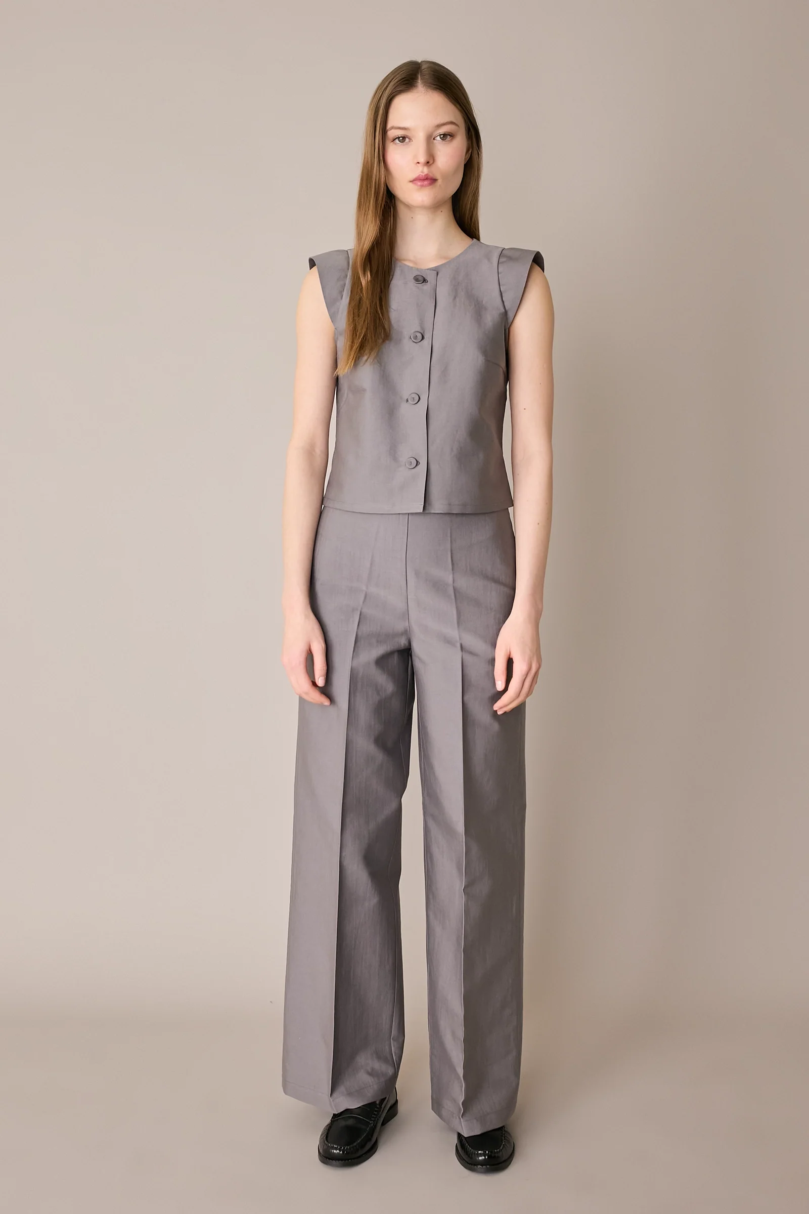 Pantaloni leggeri a palazzo - Image 3
