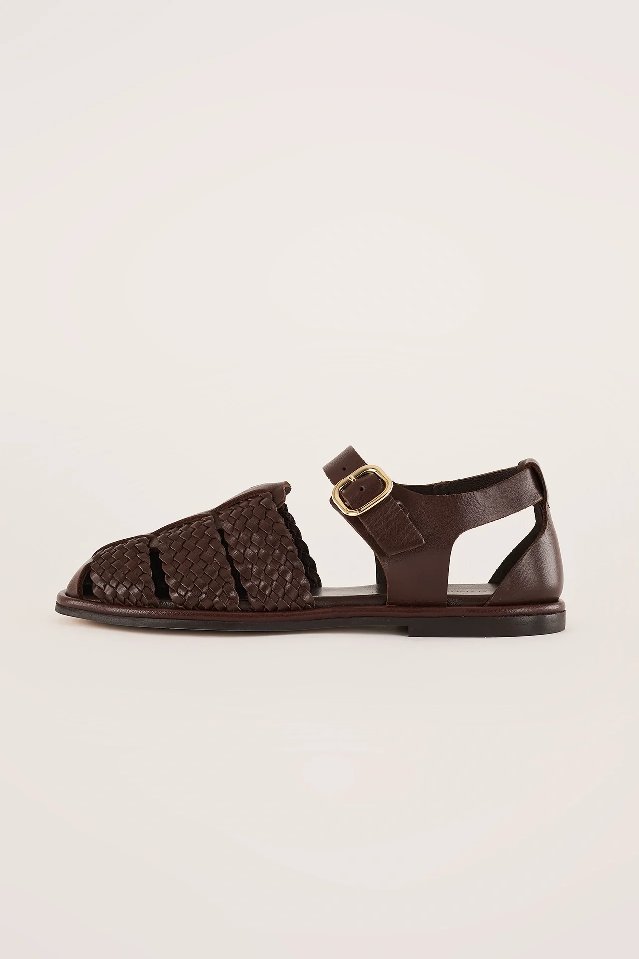 Sandali in pelle intrecciata – Maison Toufet - Image 4