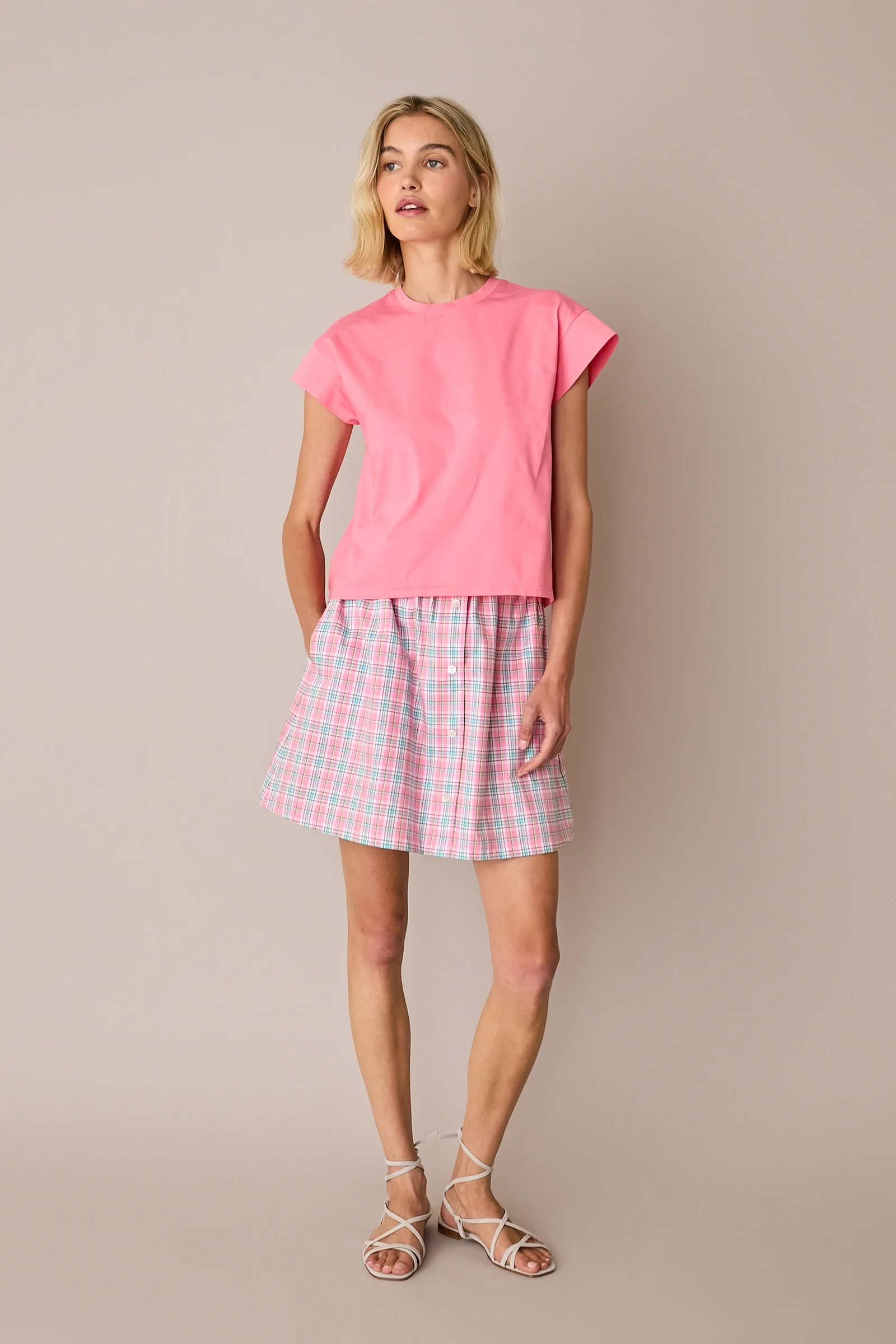 T-shirt con maniche a kimono - Image 20