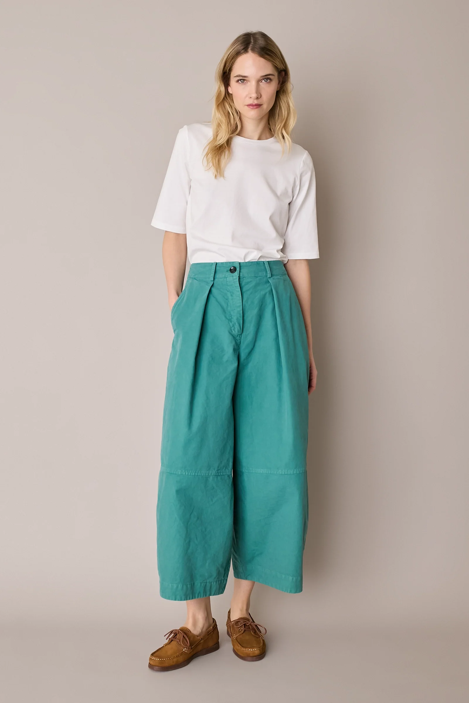 T-shirt in cotone con mezze maniche - Image 8