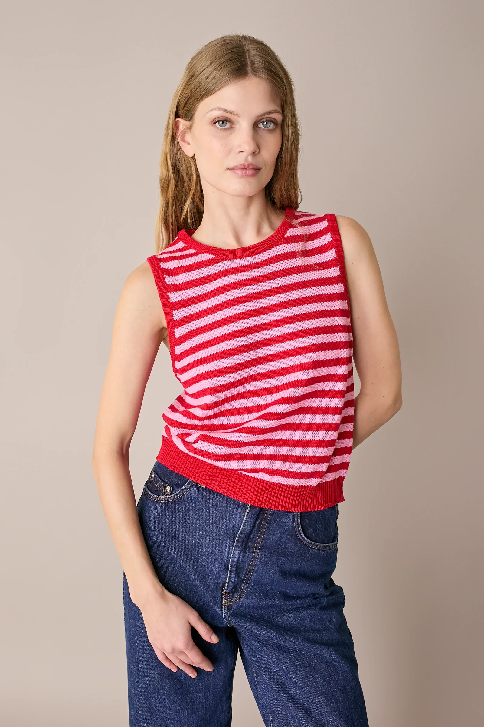 Top a righe in cotone - Image 5