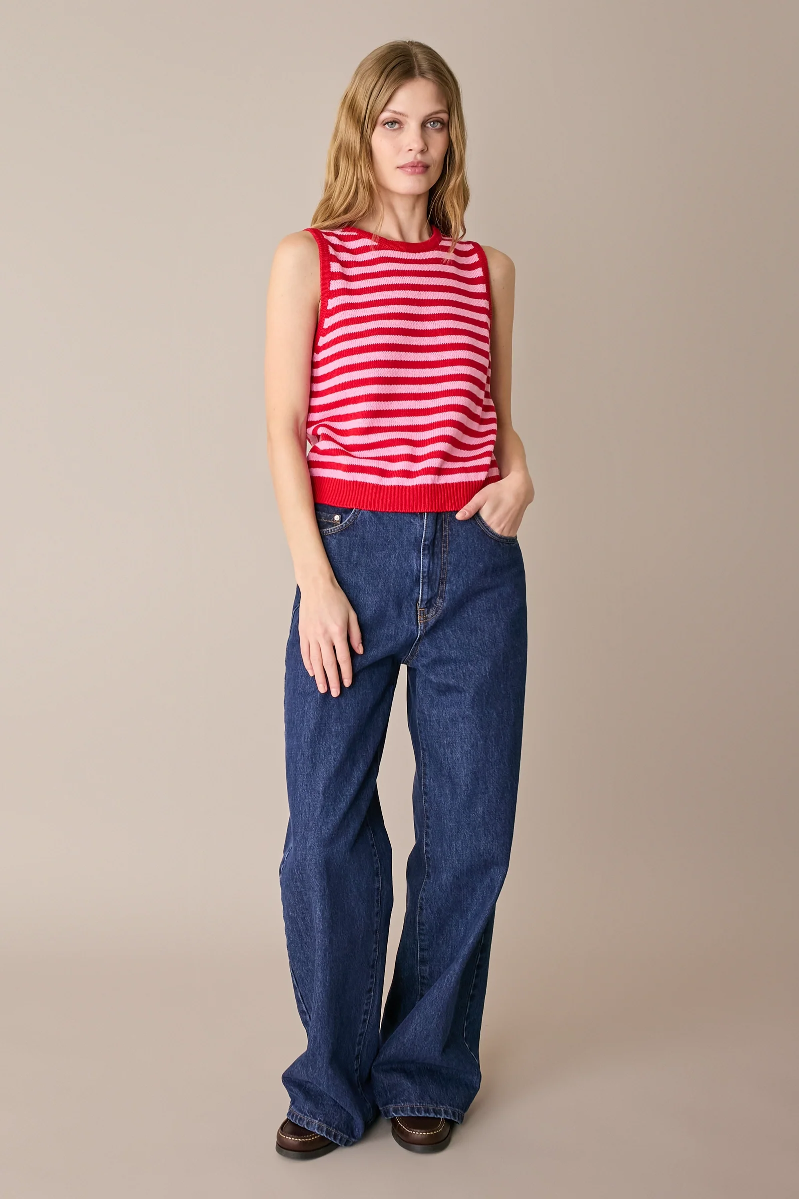 Top a righe in cotone - Image 8