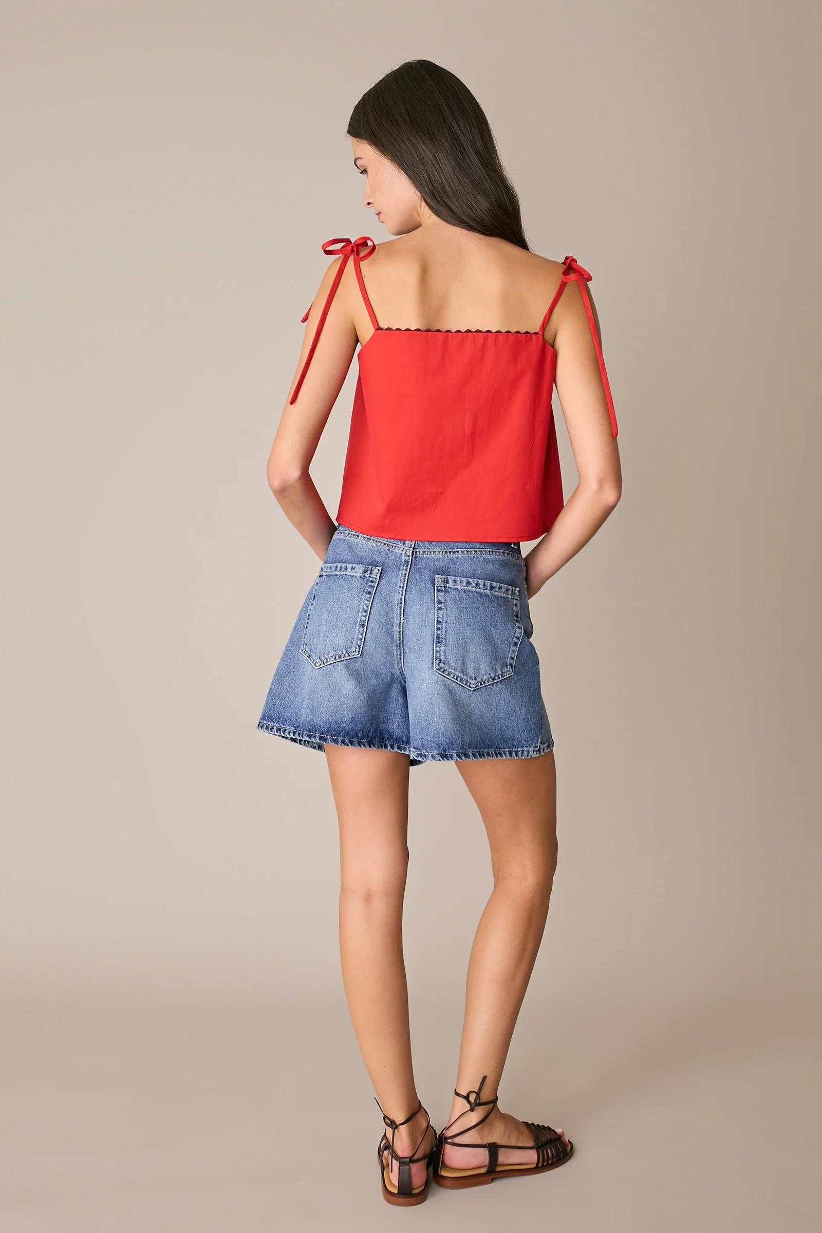 Top in cotone con serpentina - Image 5