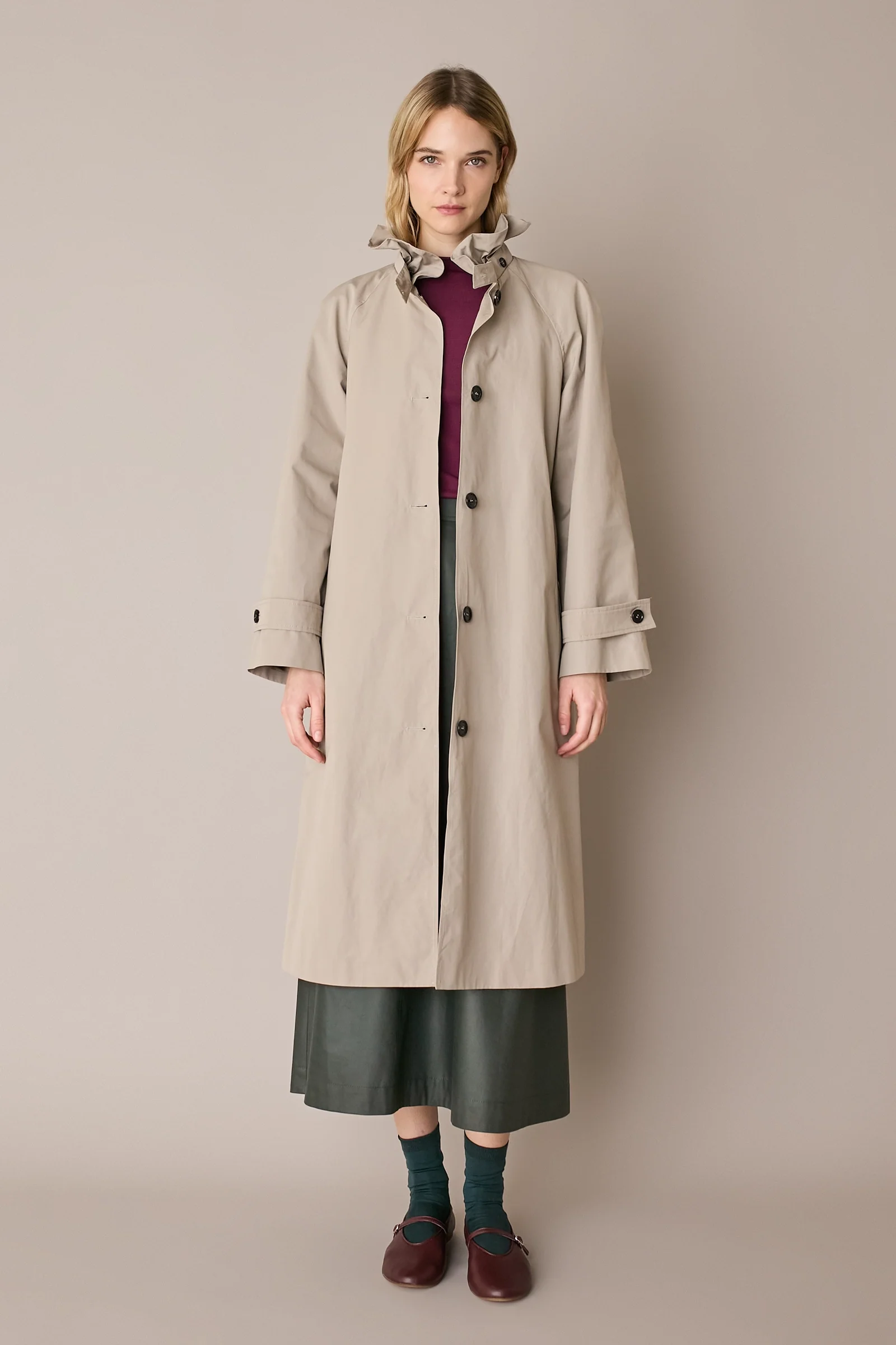 Trench con colletto volant - Image 14