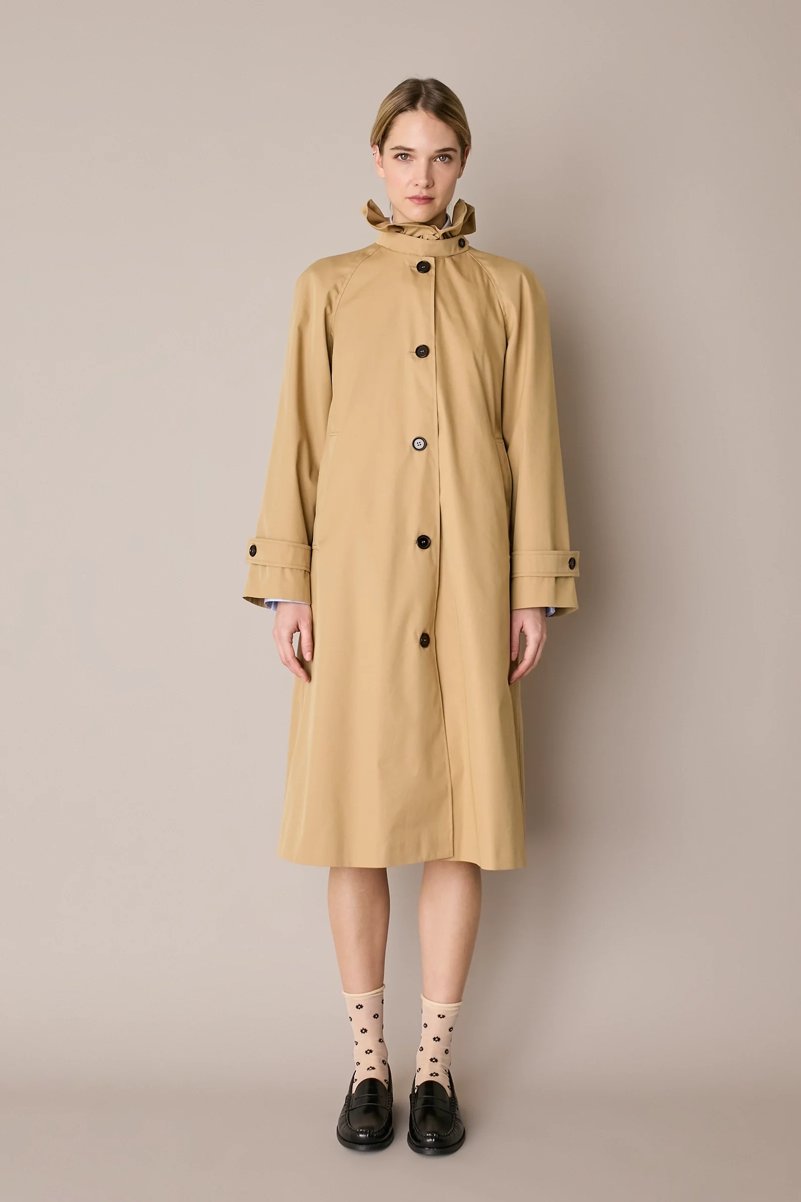 Trench con colletto volant - Image 4