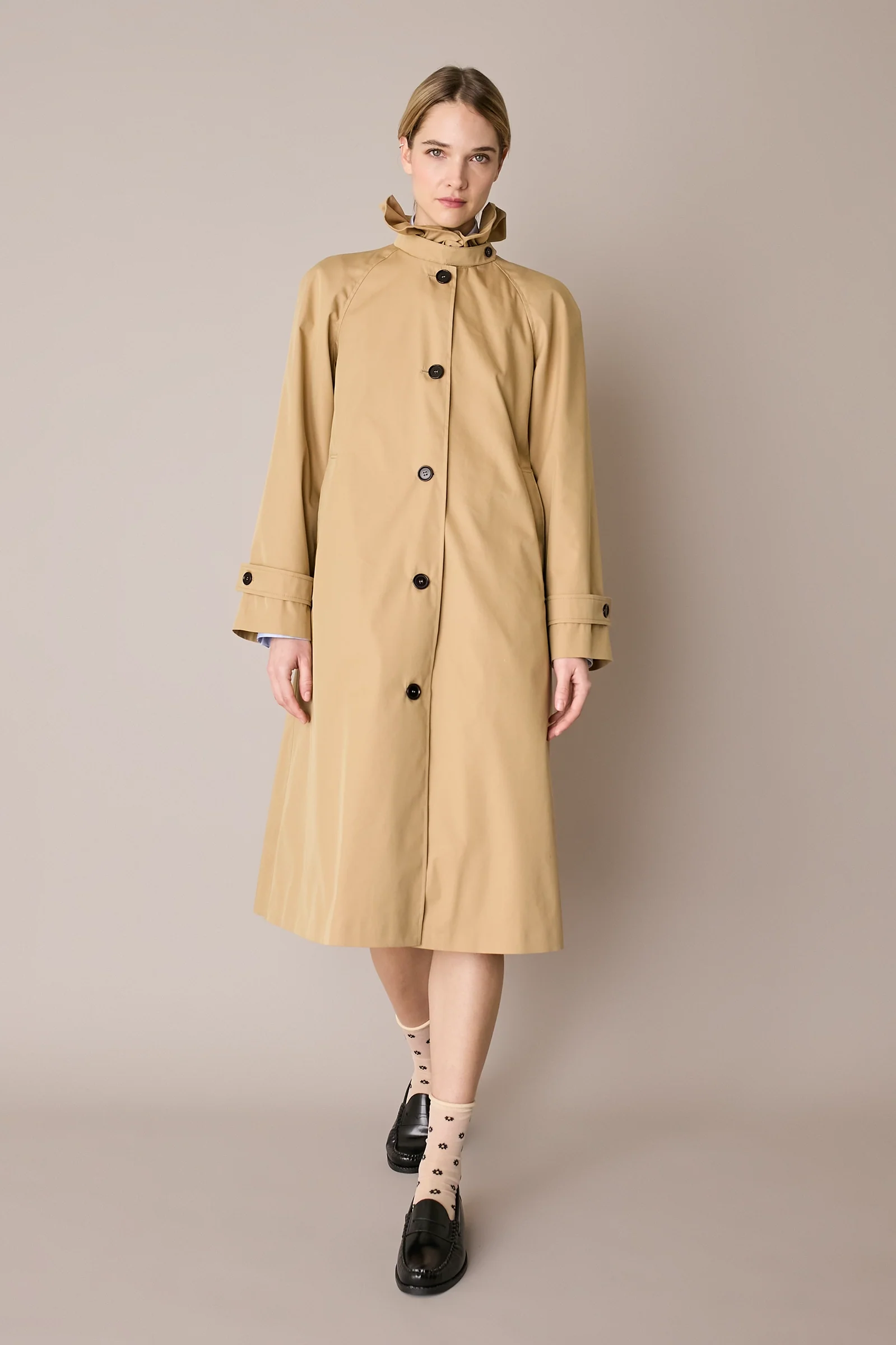 Trench con colletto volant - Image 9